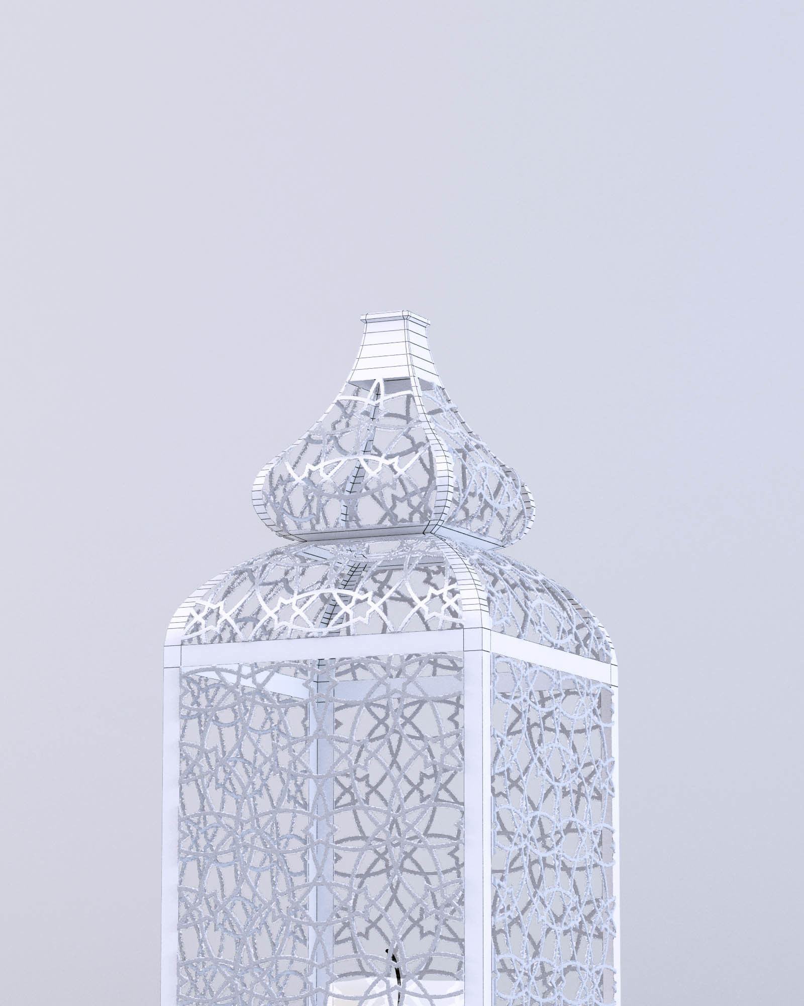 Lantern Patterned Mesh 3D model_9