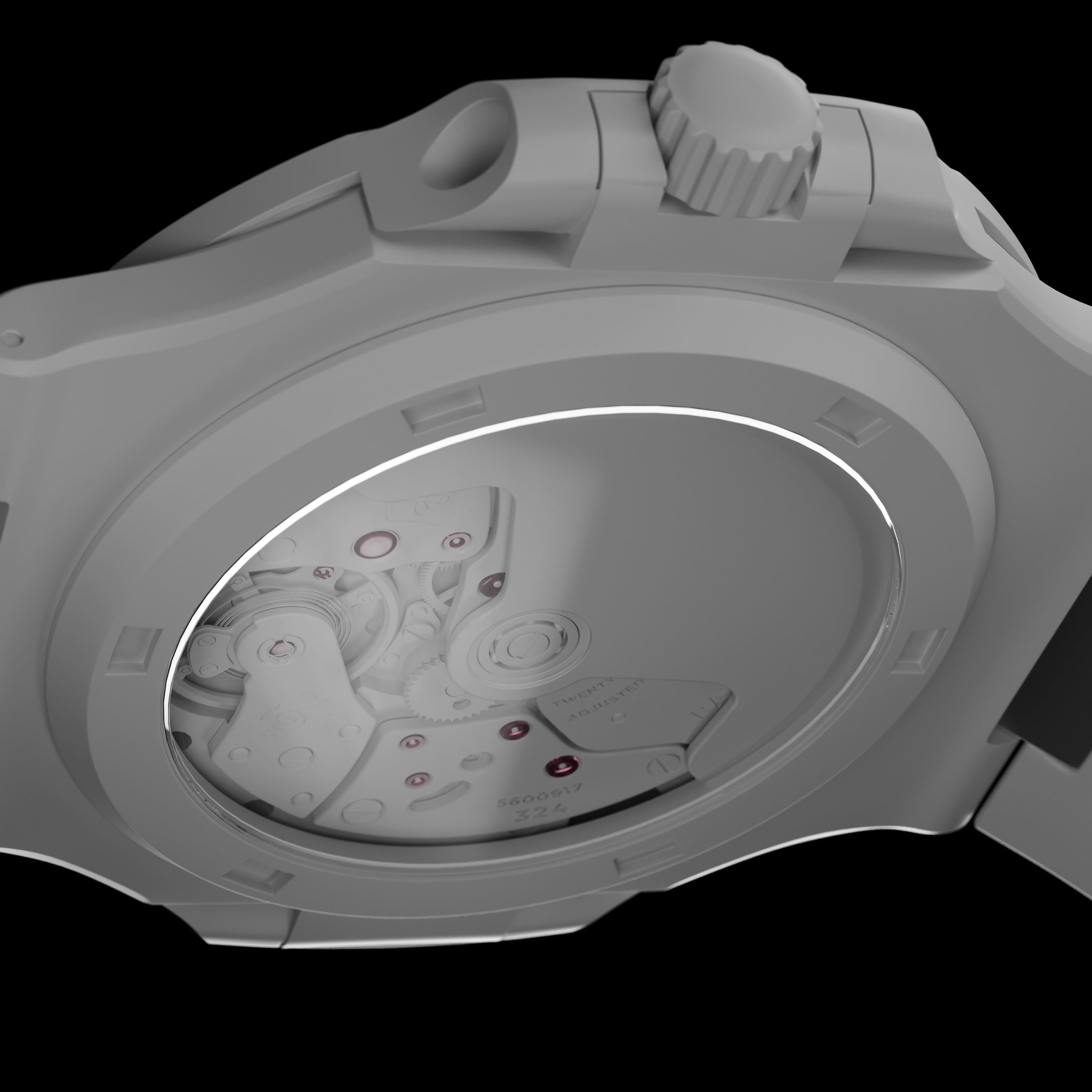 Patek Philippe - Tiffany Nautilus 5711 3D model_10