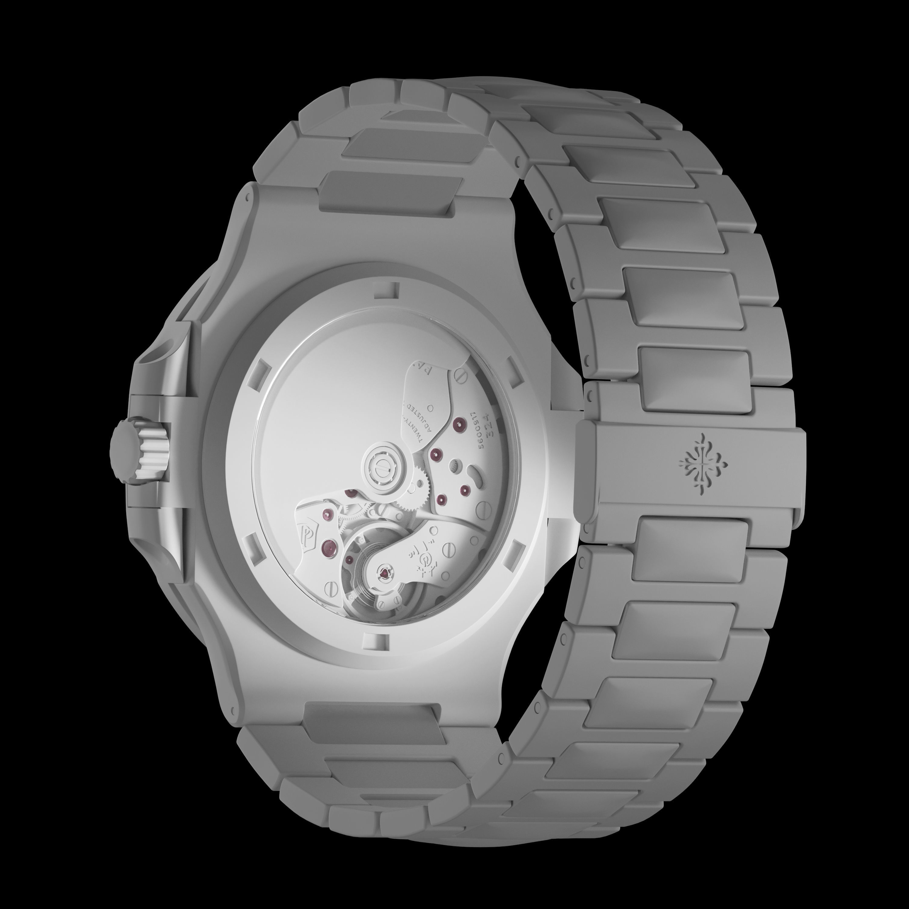Patek Philippe - Tiffany Nautilus 5711 3D model_7