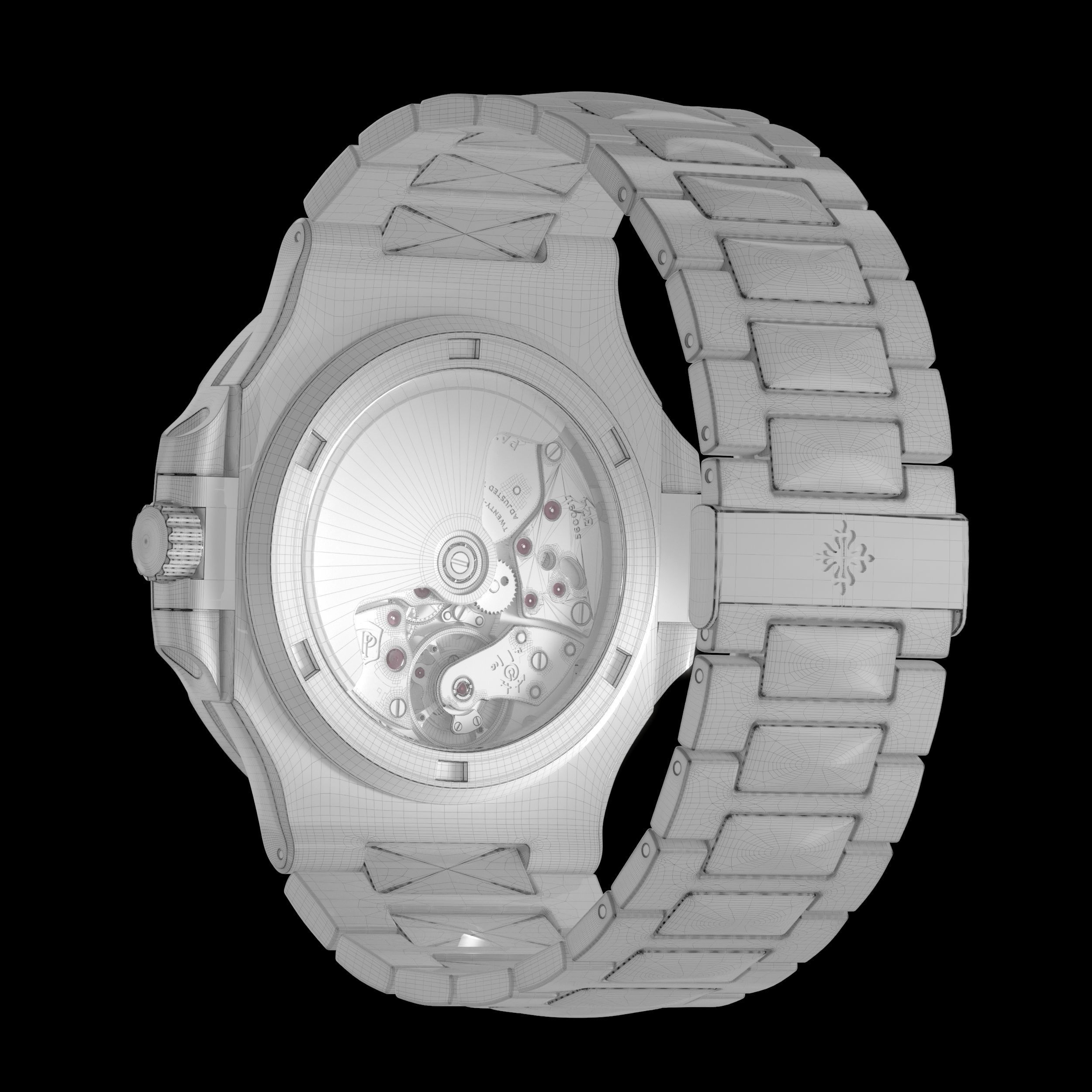 Patek Philippe - Tiffany Nautilus 5711 3D model_8
