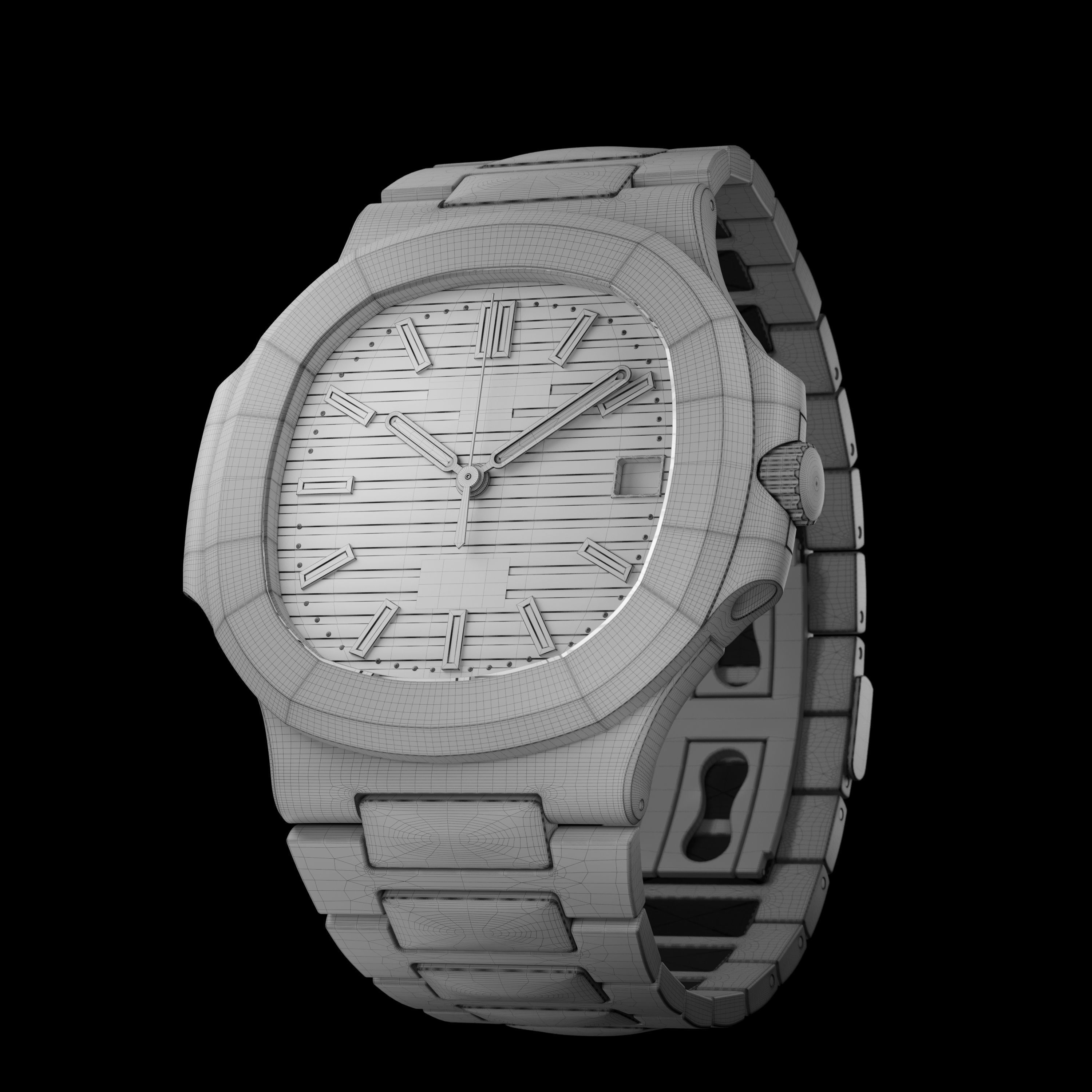 Patek Philippe - Tiffany Nautilus 5711 3D model_6