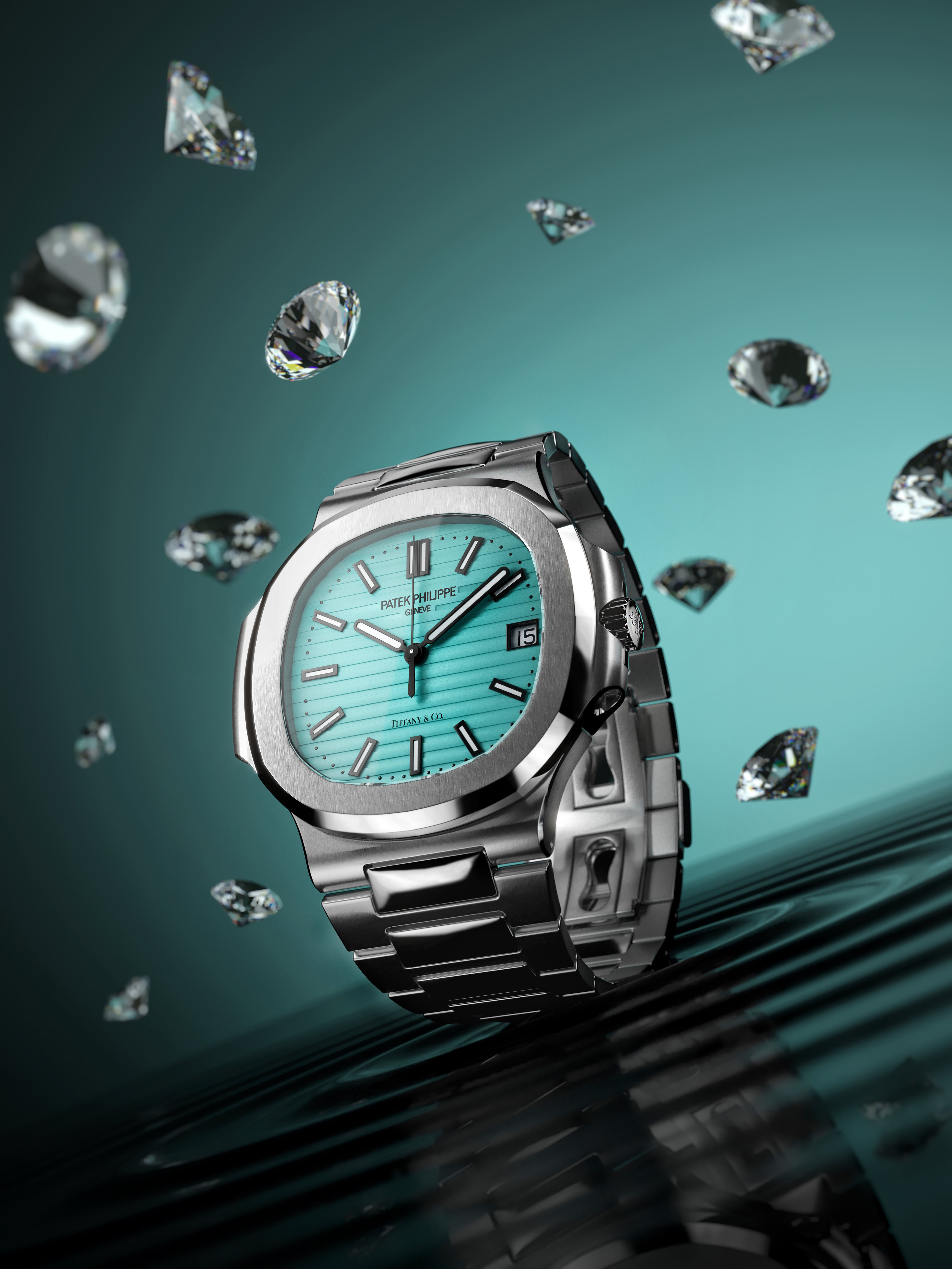 Patek Philippe - Tiffany Nautilus 5711 3D model_11