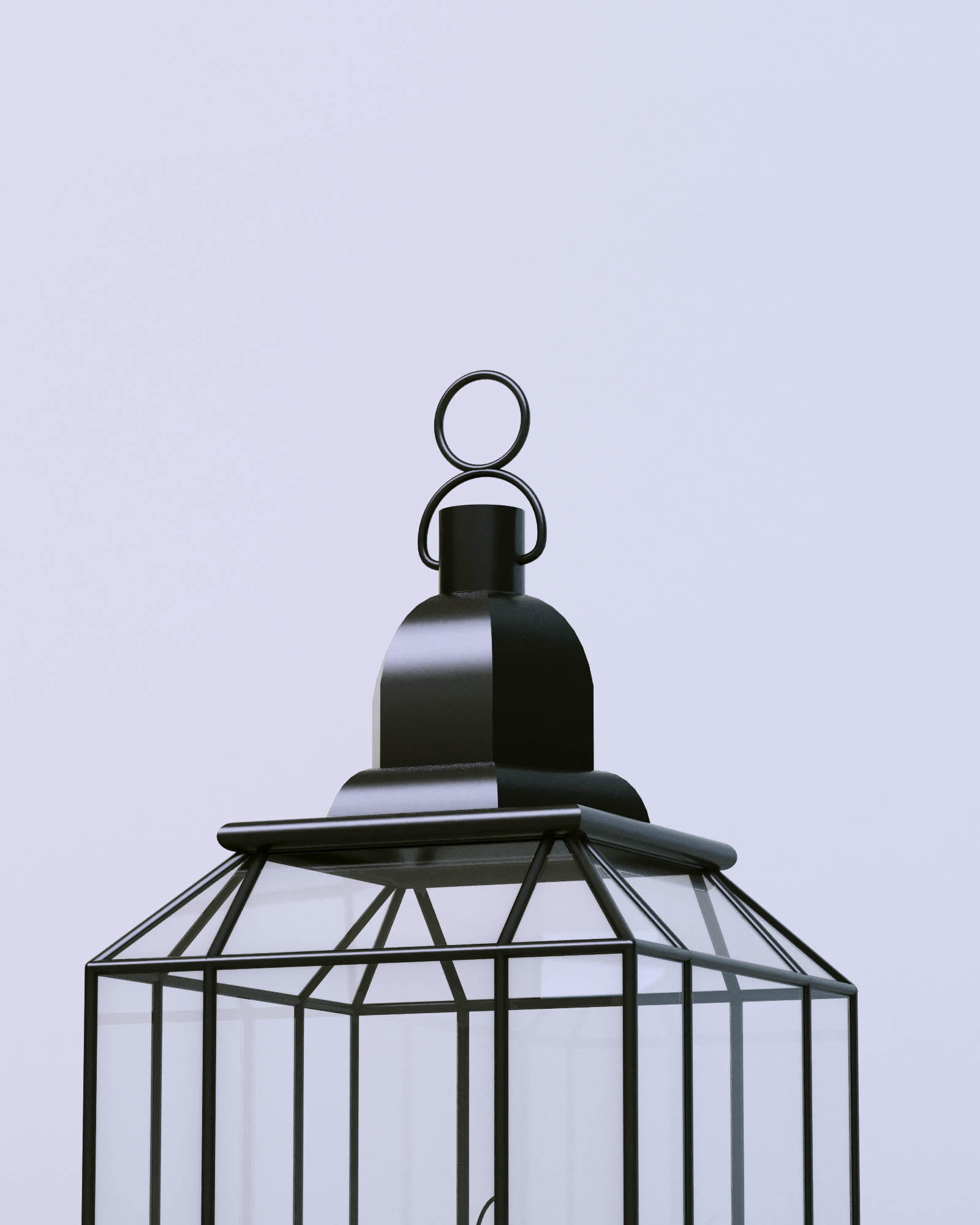 Lantern Geometric 3D model_3