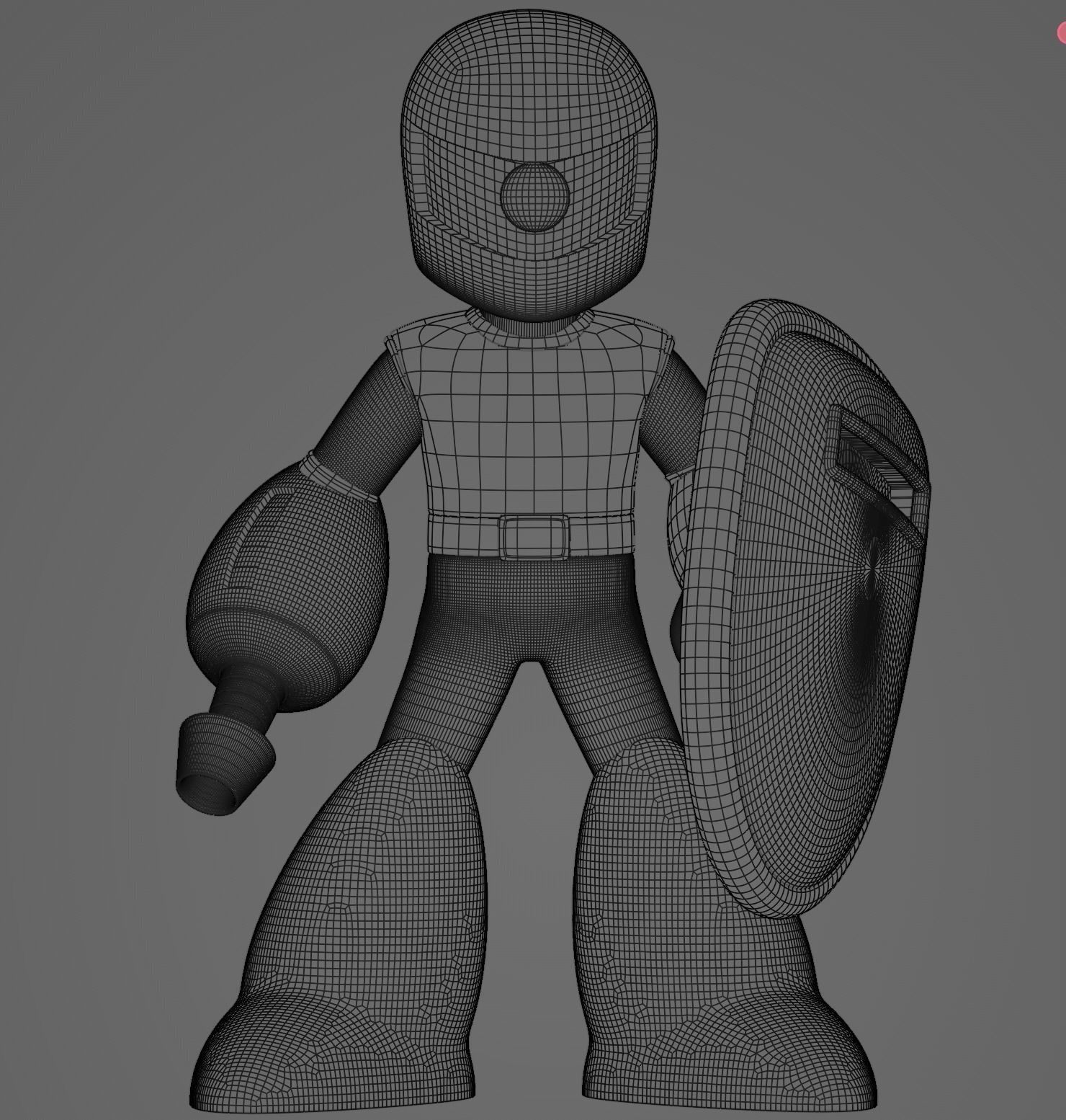 Sniper Joe Rockman Megaman 3D model_5