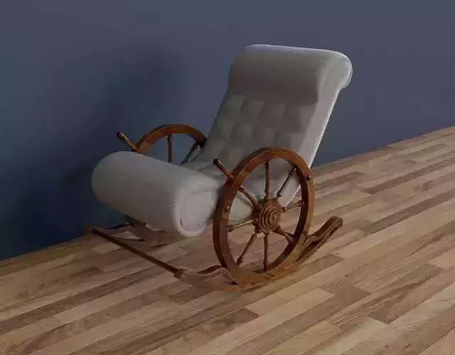  Sailors rocking chair 3D model