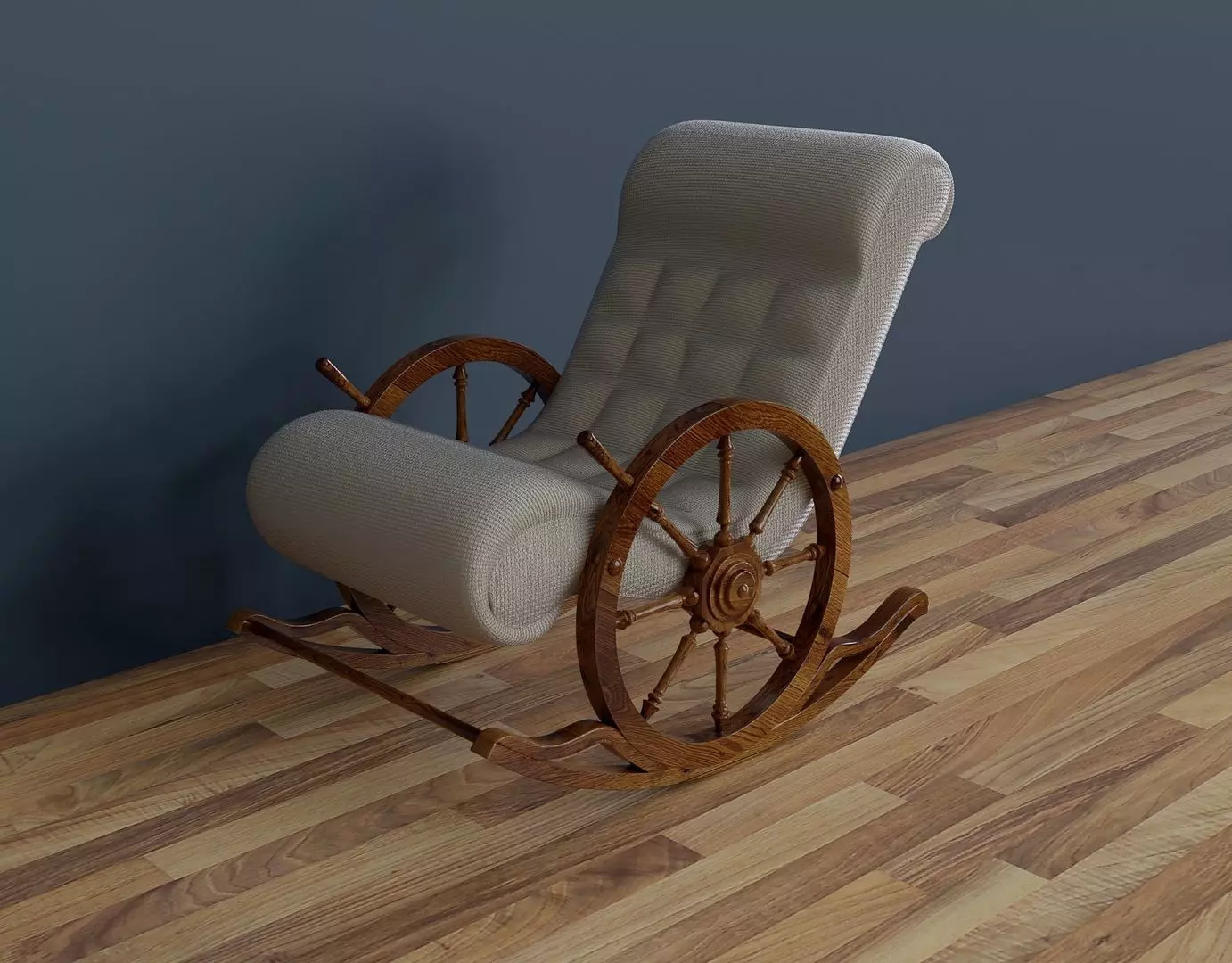  Sailors rocking chair 3D model_0