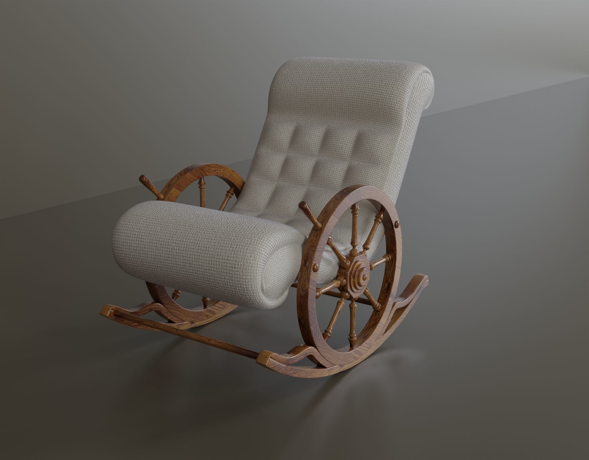  Sailors rocking chair 3D model_2