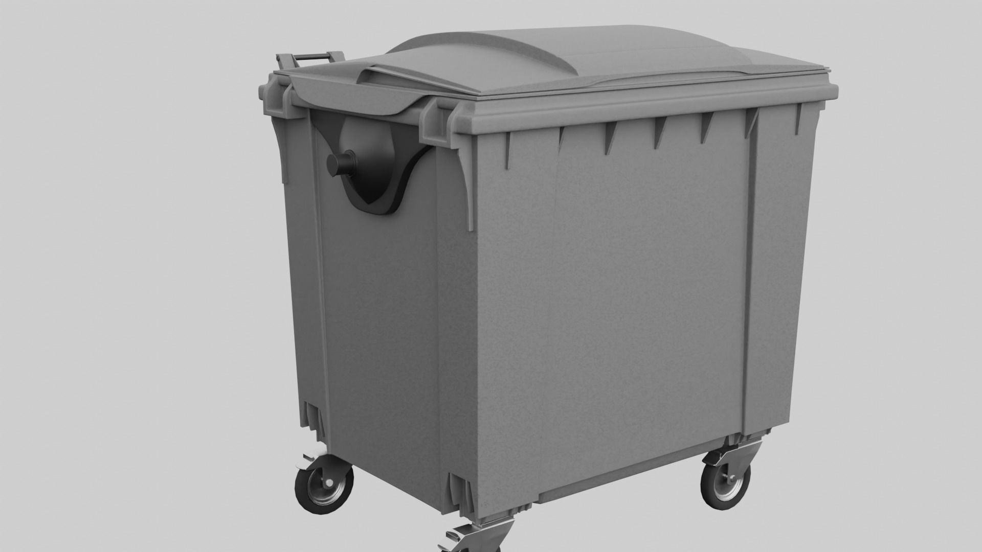 Dumpster trash bin 3D model_12