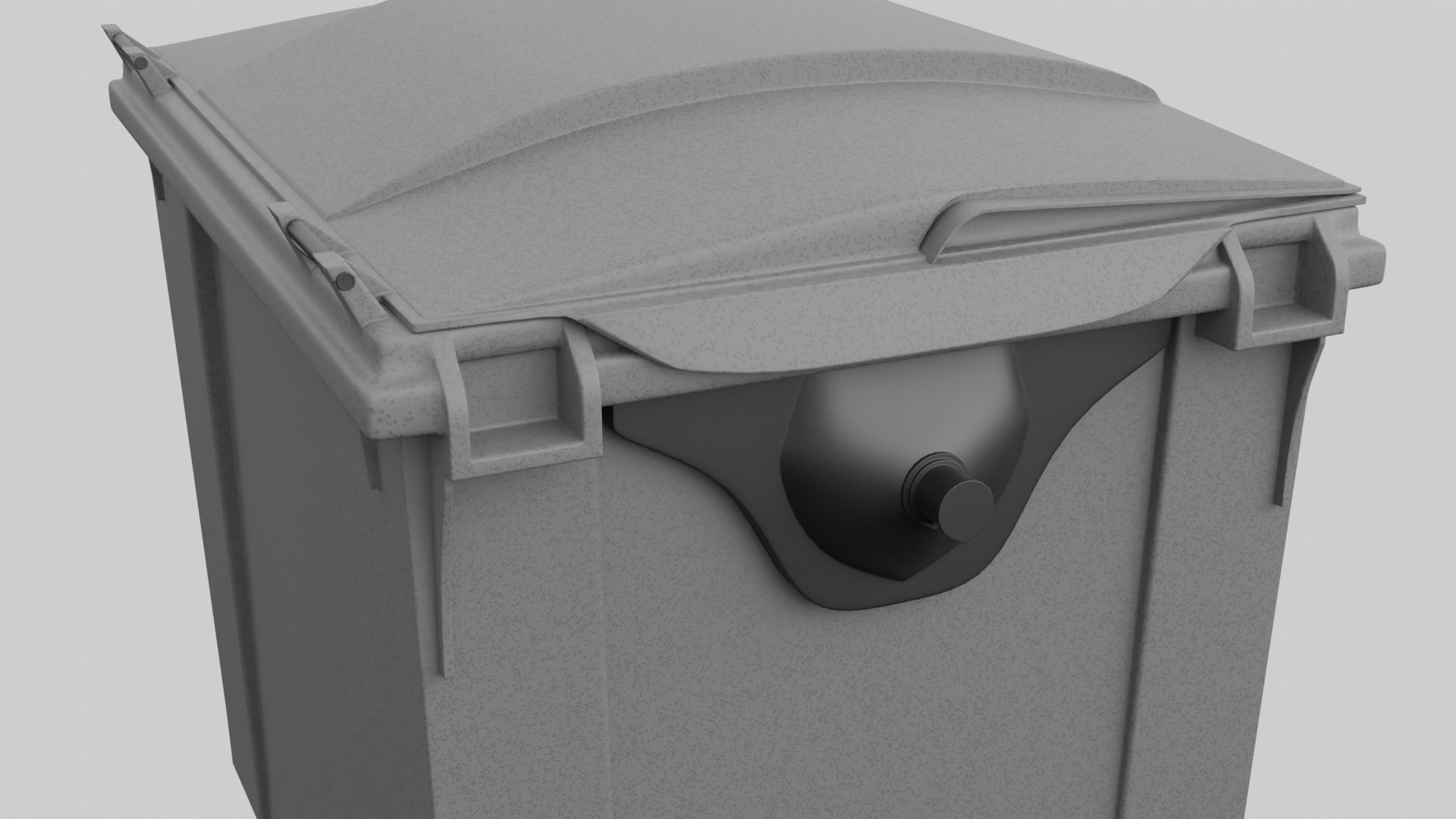 Dumpster trash bin 3D model_11