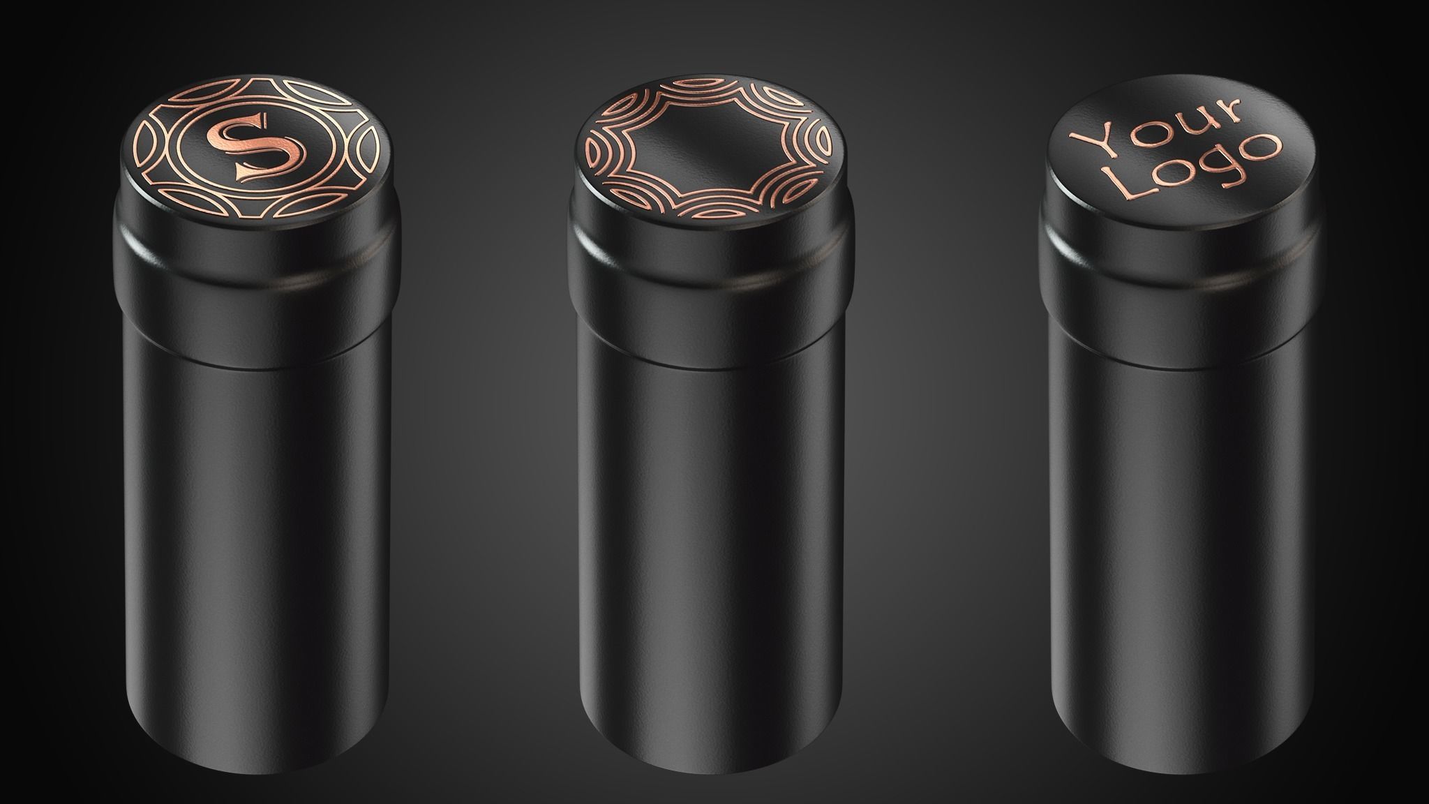 Customizable Wine Label 3D Model 3D model_12