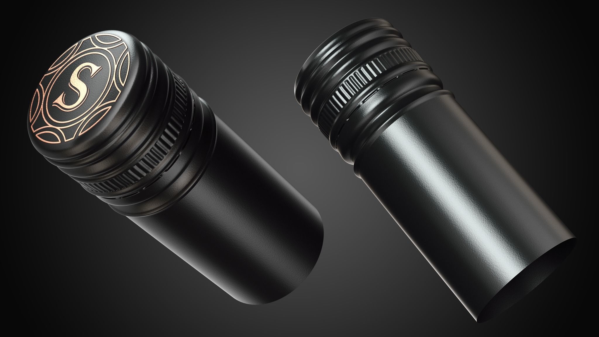 Customizable Wine Label 3D Model 3D model_15