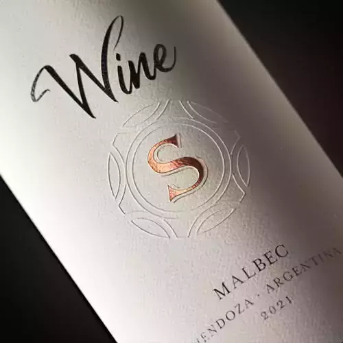 Customizable Wine Label 3D Model 3D model Customizable Wine Label 3D Model 3D model