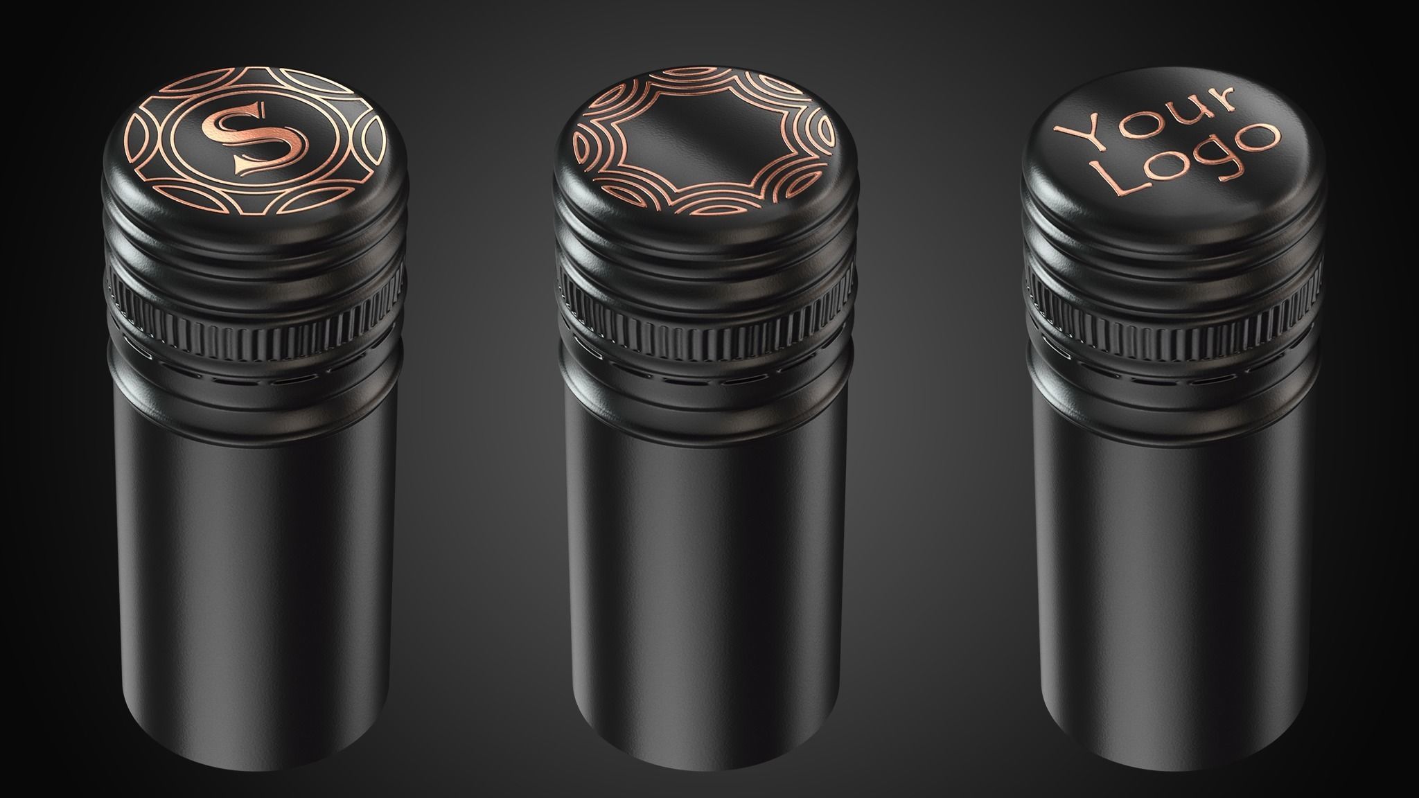 Customizable Wine Label 3D Model 3D model_11