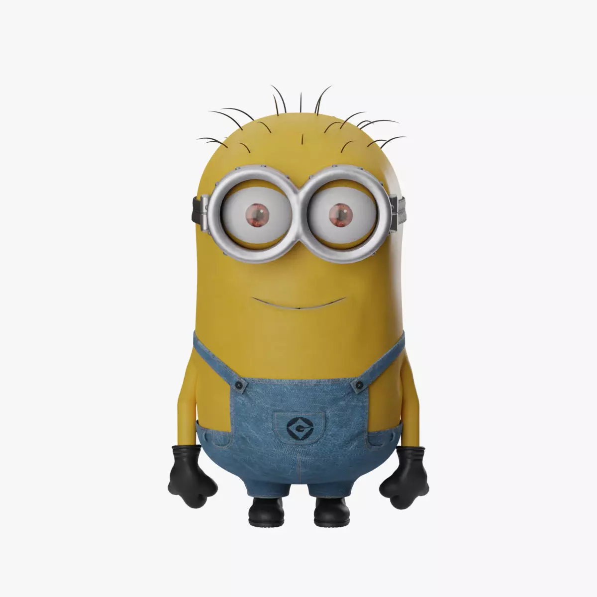 TOM the MINION Low-poly 3D model_0