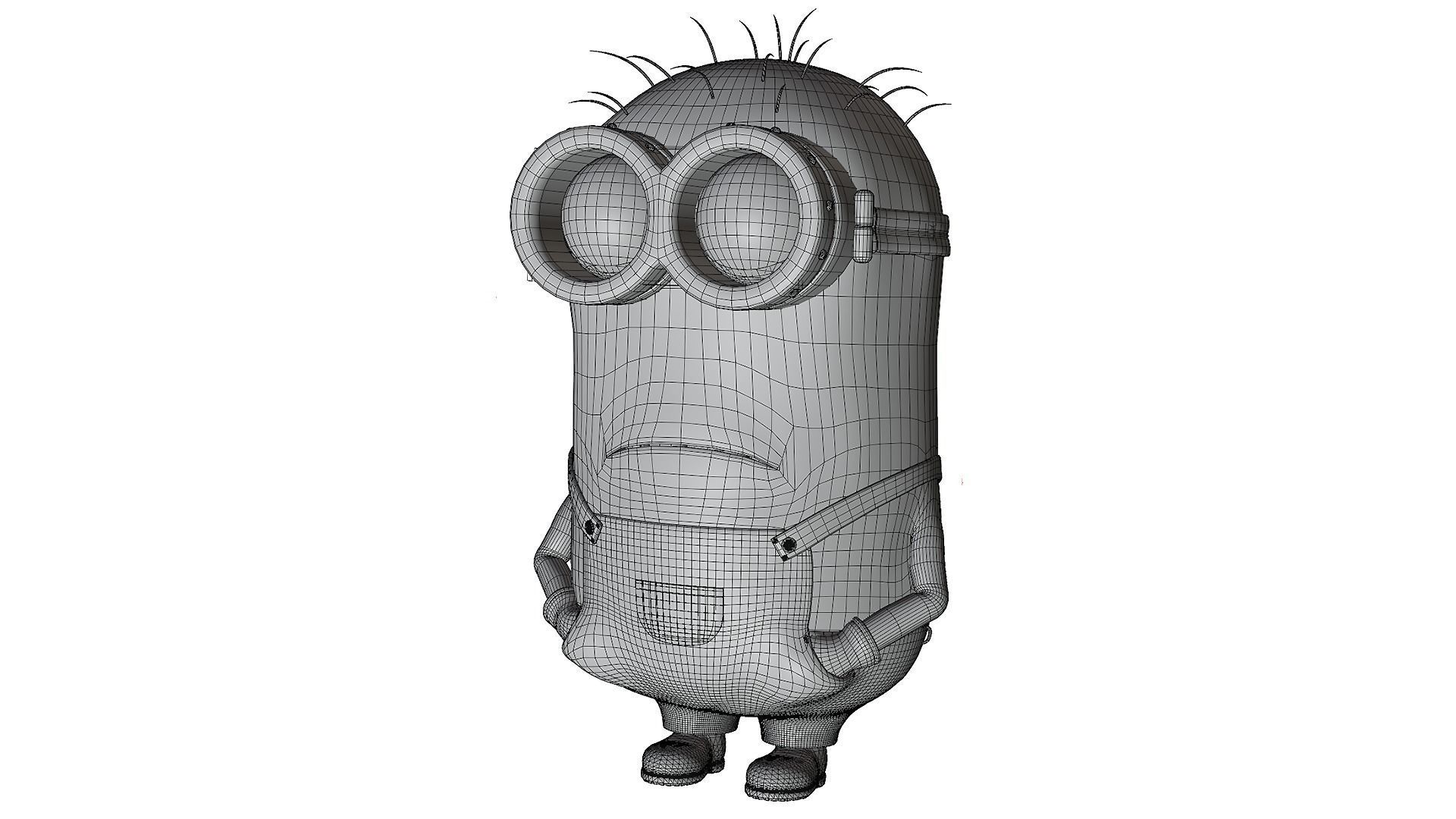 TOM the MINION Low-poly 3D model_8