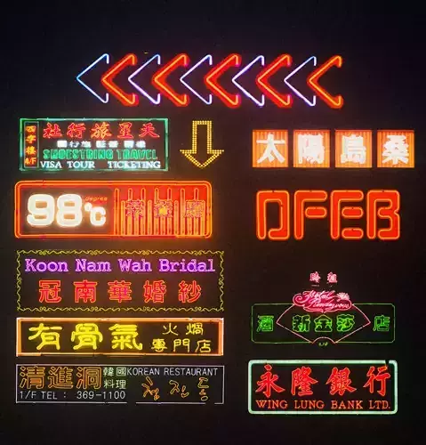 Neon signs pack  Free 3D model