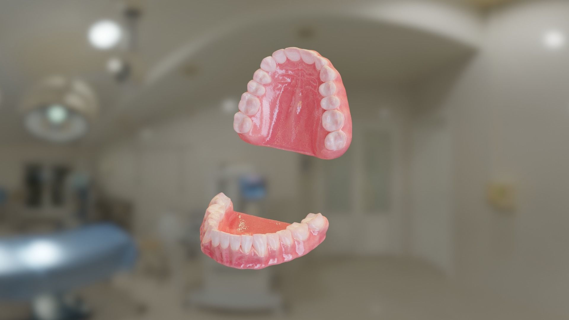 Teeth  Low-poly 3D model_4