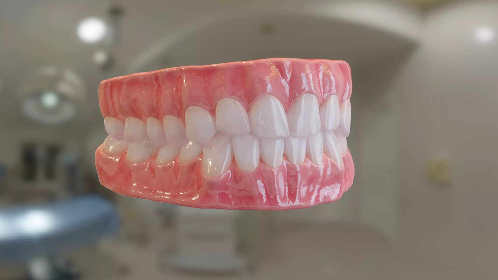 Teeth  Low-poly 3D model_0