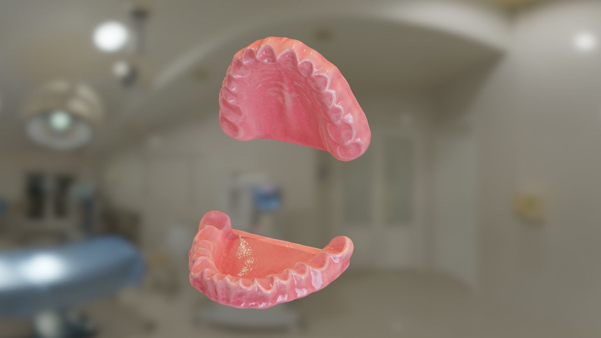 Teeth  Low-poly 3D model_5