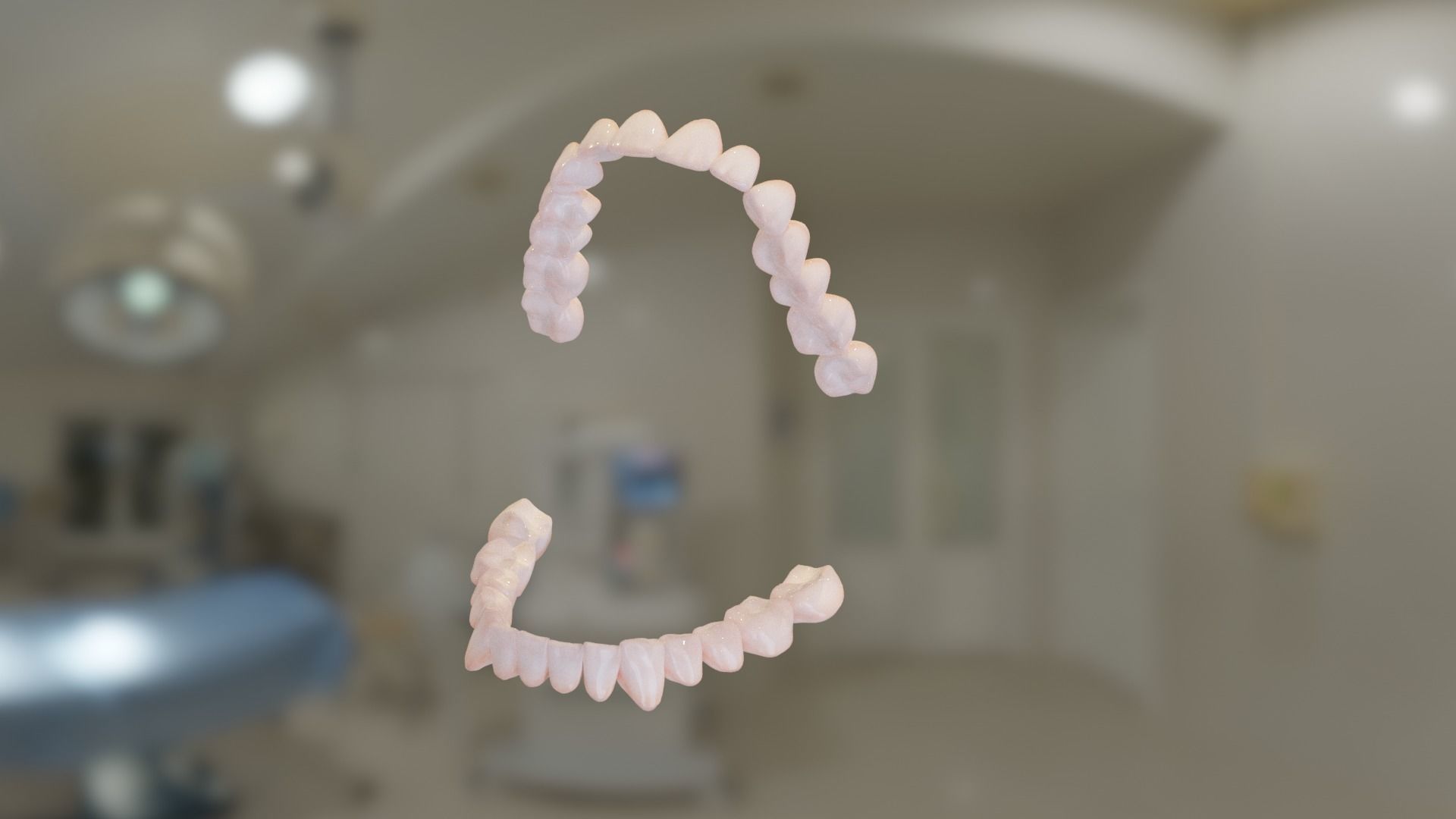 Teeth  Low-poly 3D model_6