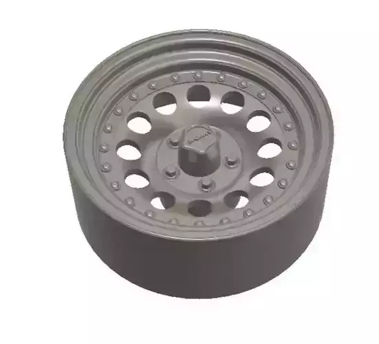 AR Outlaw II Wheels with Tires and Brakes for 3D Printing 3D print model