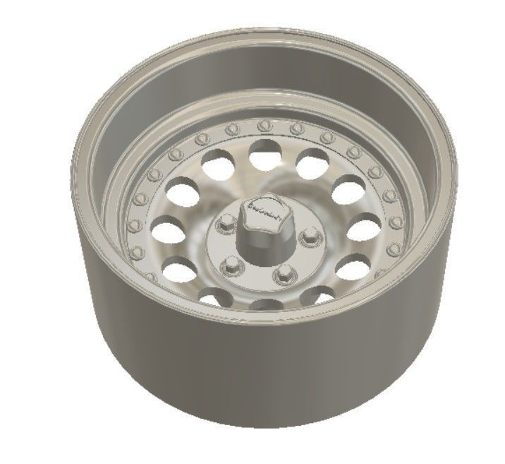 AR Outlaw II Wheels with Tires and Brakes for 3D Printing 3D print model_4