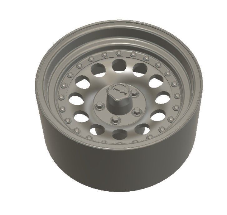 AR Outlaw II Wheels with Tires and Brakes for 3D Printing 3D print model_32