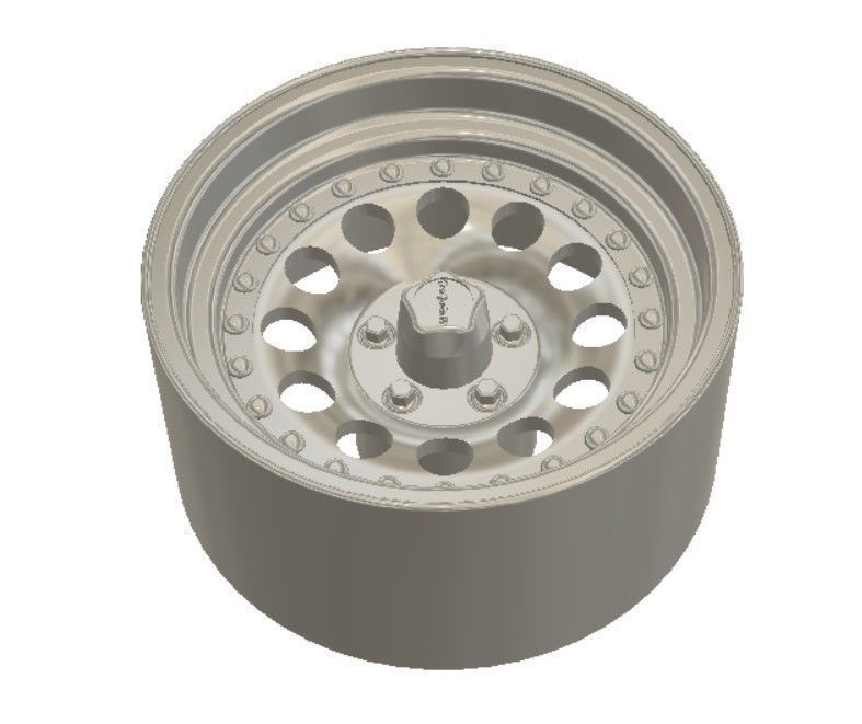 AR Outlaw II Wheels with Tires and Brakes for 3D Printing 3D print model_33