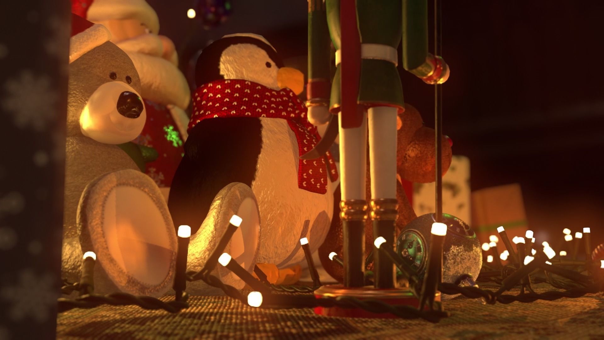 Xmas Decorations Vol 1 Low-poly 3D model_40