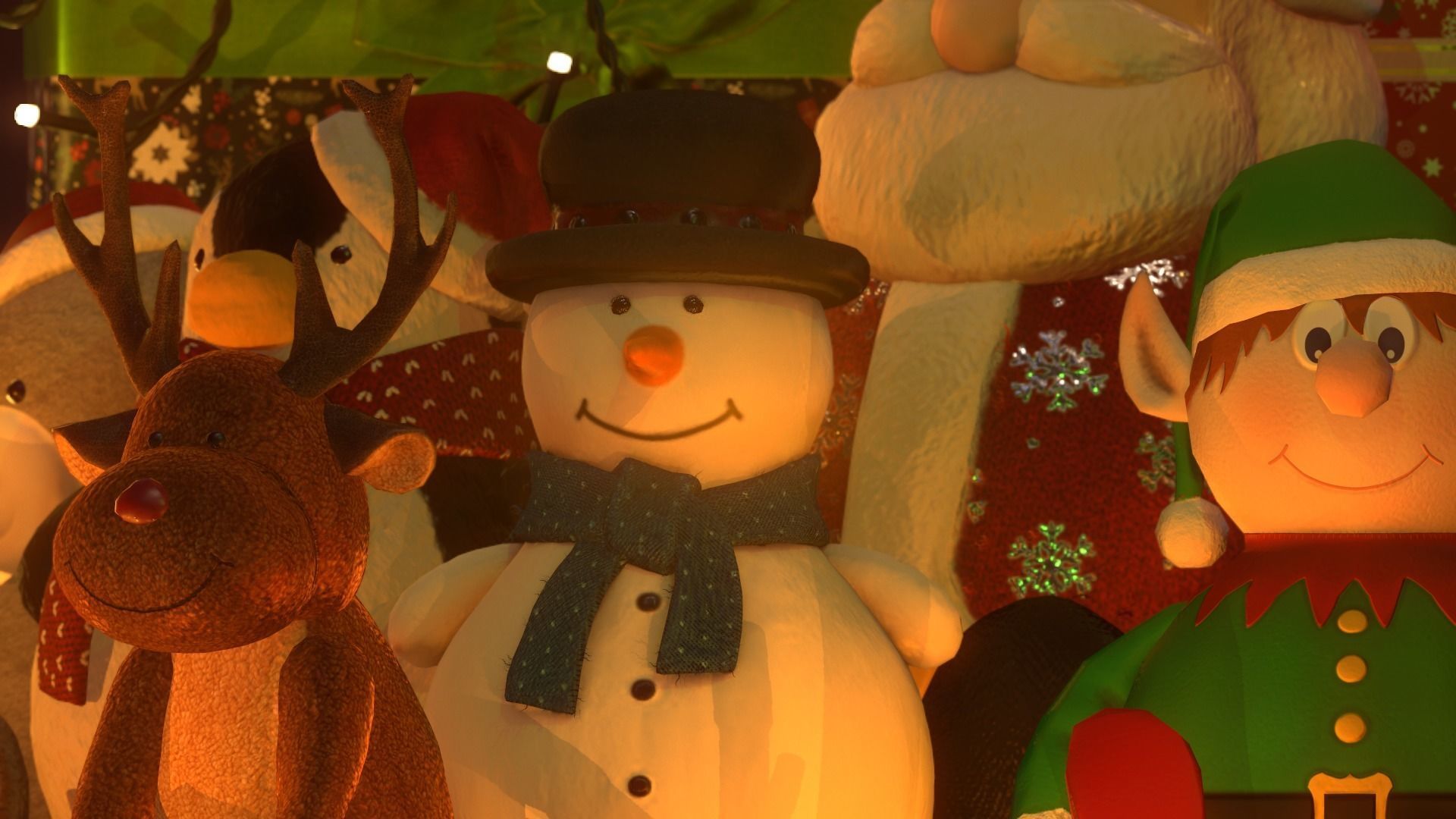 Xmas Decorations Vol 1 Low-poly 3D model_58