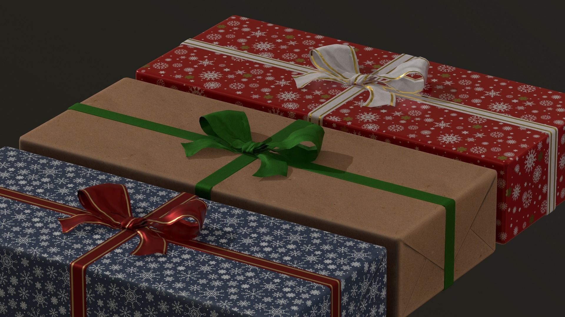 Xmas Decorations Vol 1 Low-poly 3D model_34