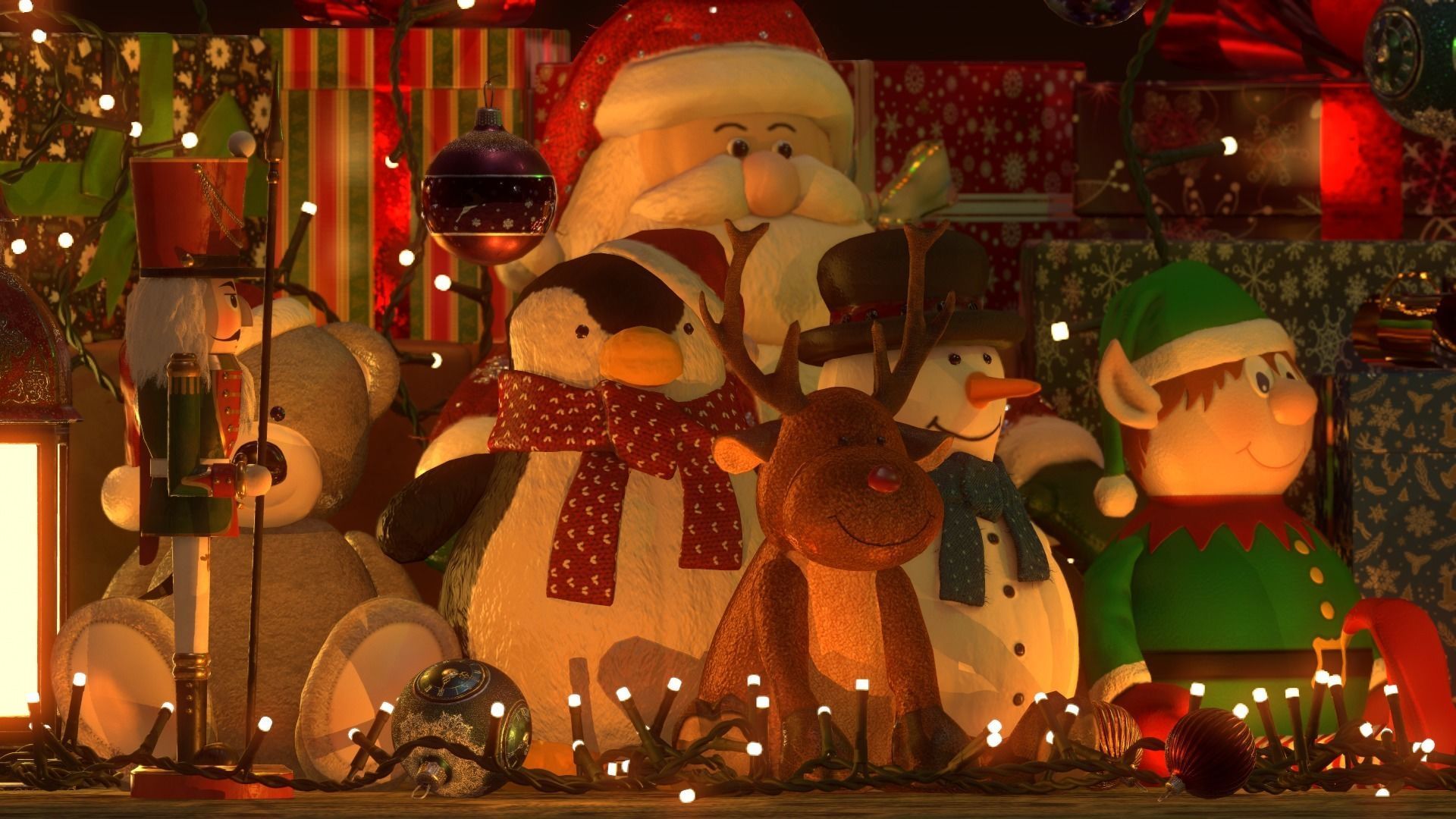 Xmas Decorations Vol 1 Low-poly 3D model_57