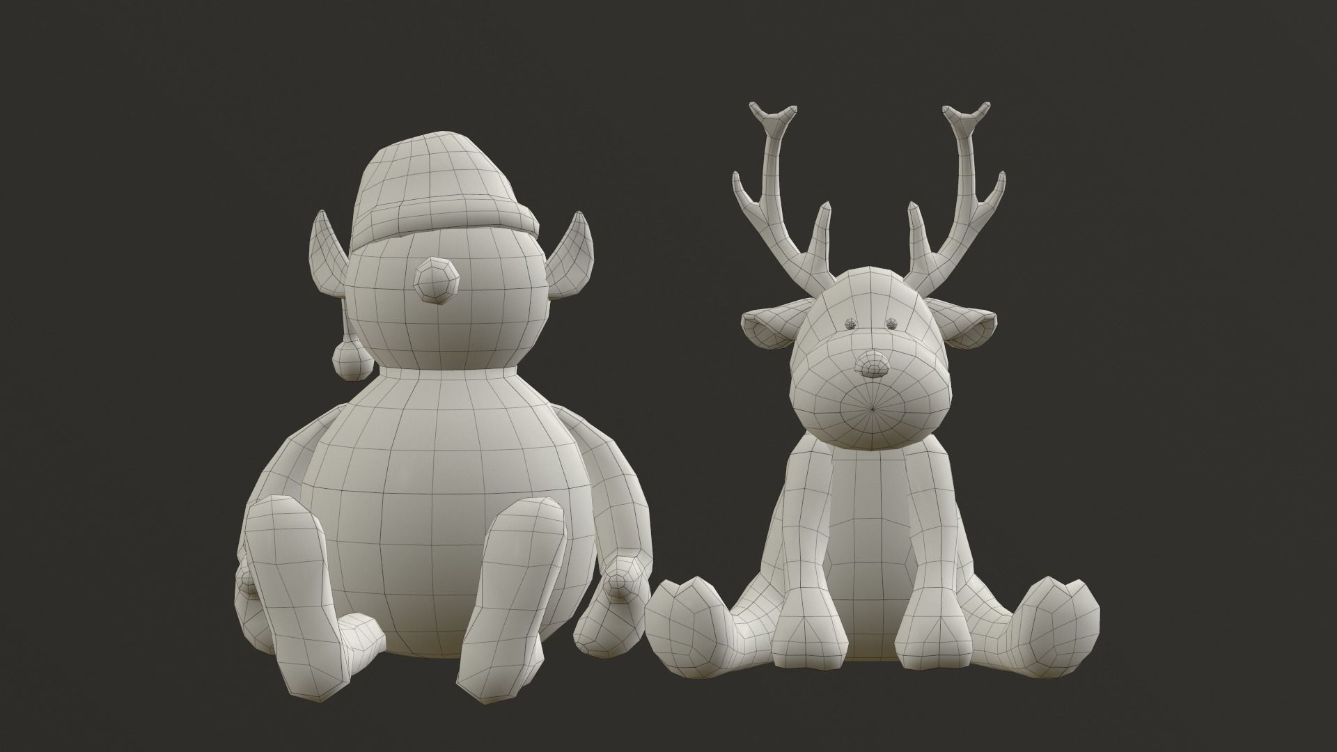 Xmas Decorations Vol 1 Low-poly 3D model_51