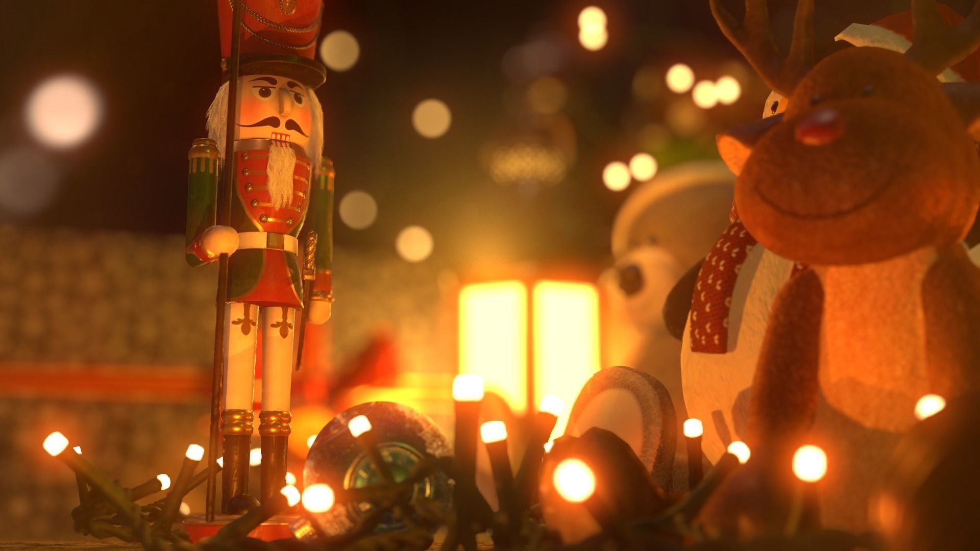 Xmas Decorations Vol 1 Low-poly 3D model_61