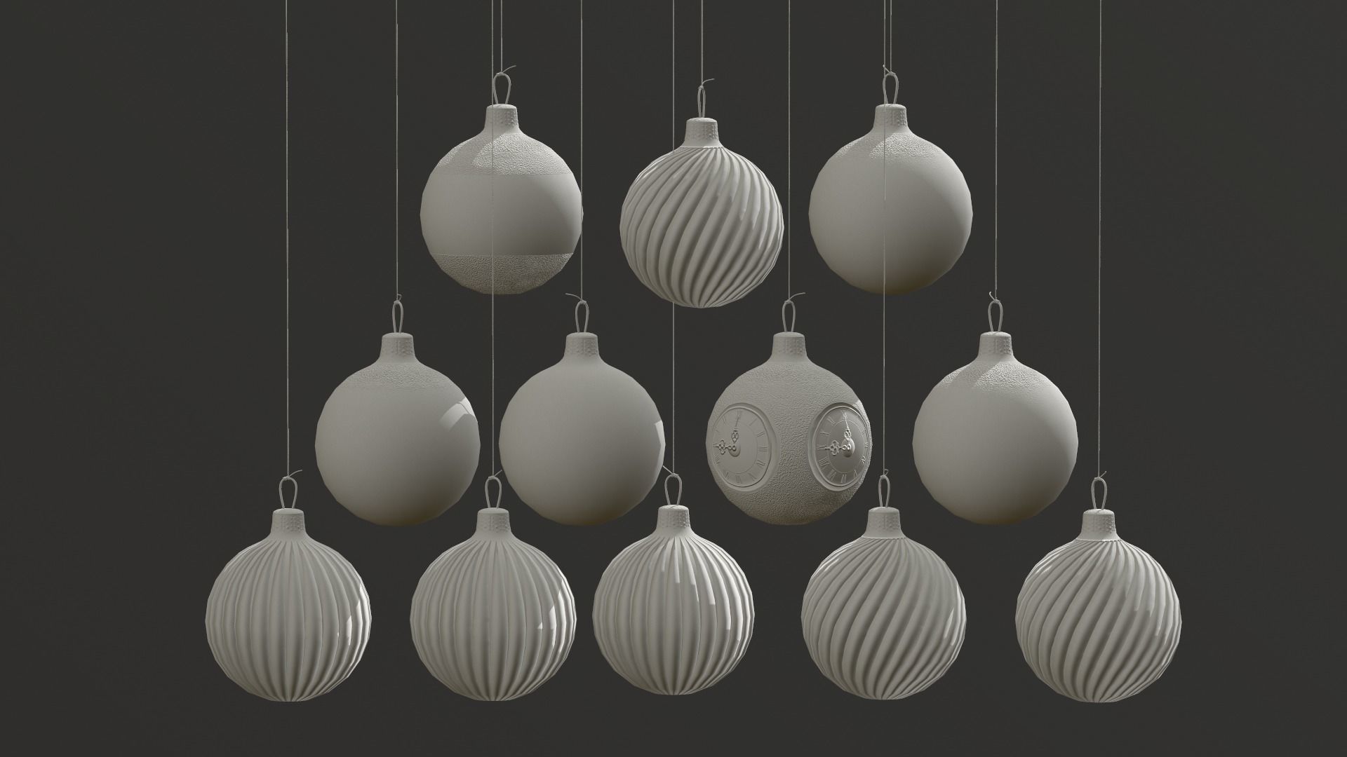 Xmas Decorations Vol 1 Low-poly 3D model_49