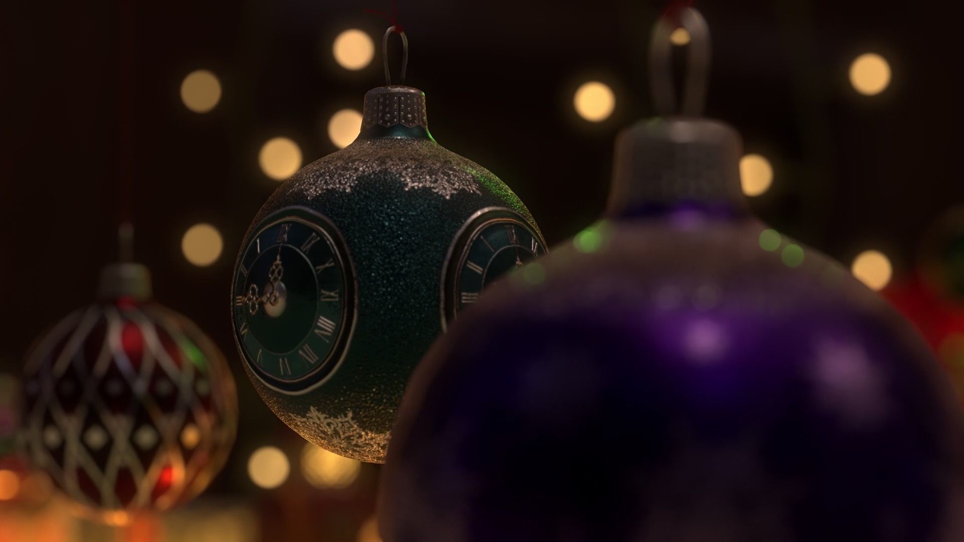 Xmas Decorations Vol 1 Low-poly 3D model_39