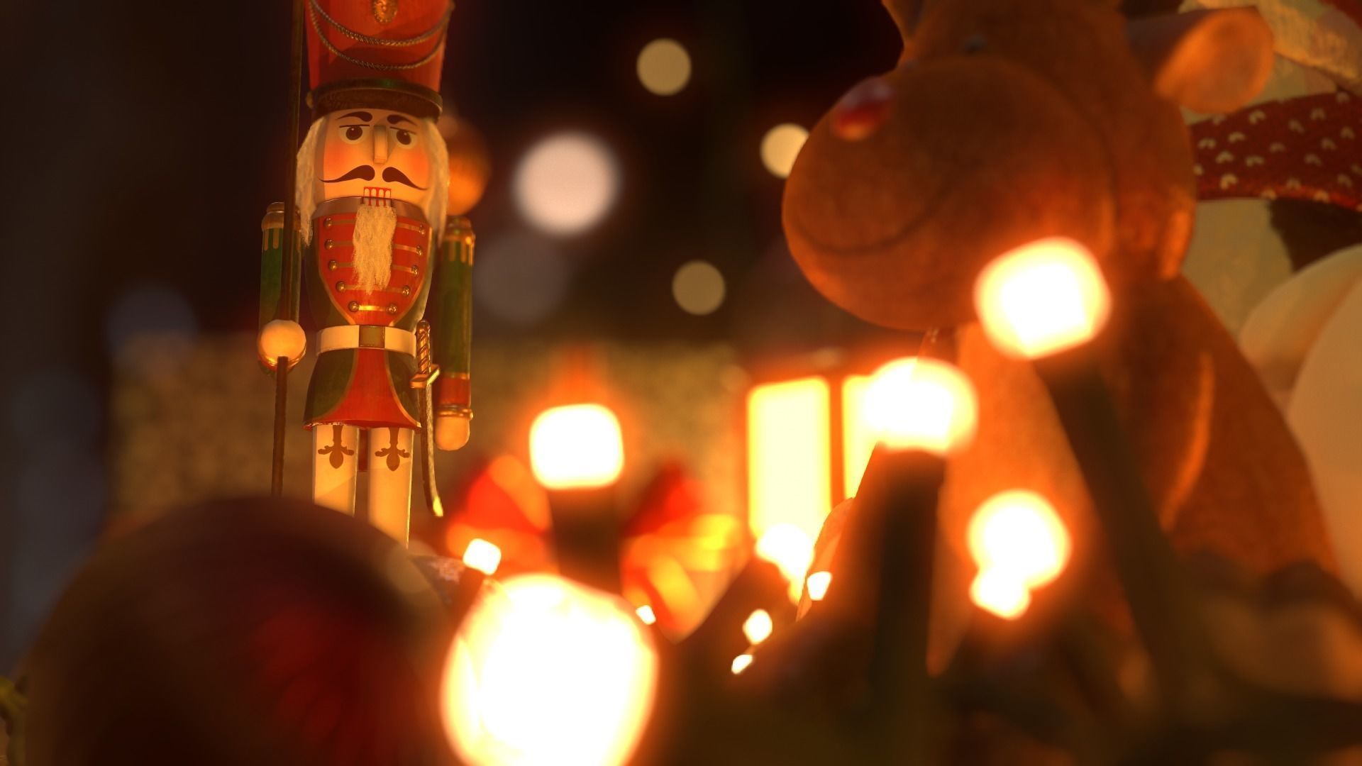 Xmas Decorations Vol 1 Low-poly 3D model_60