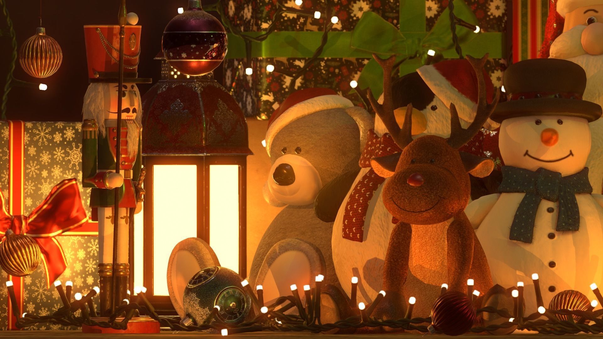 Xmas Decorations Vol 1 Low-poly 3D model_62