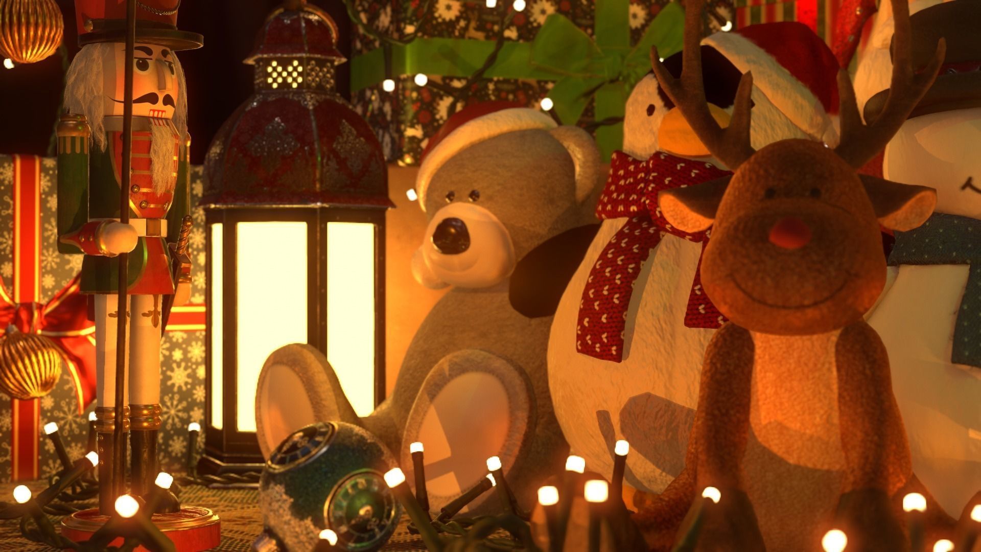 Xmas Decorations Vol 1 Low-poly 3D model_71