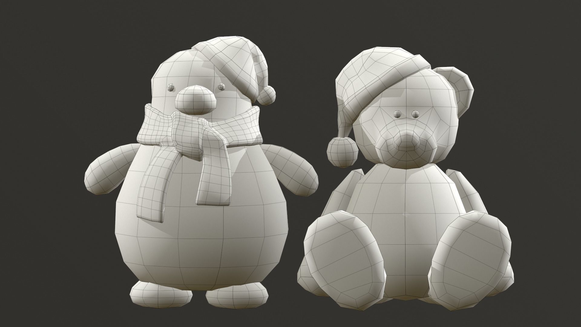 Xmas Decorations Vol 1 Low-poly 3D model_53