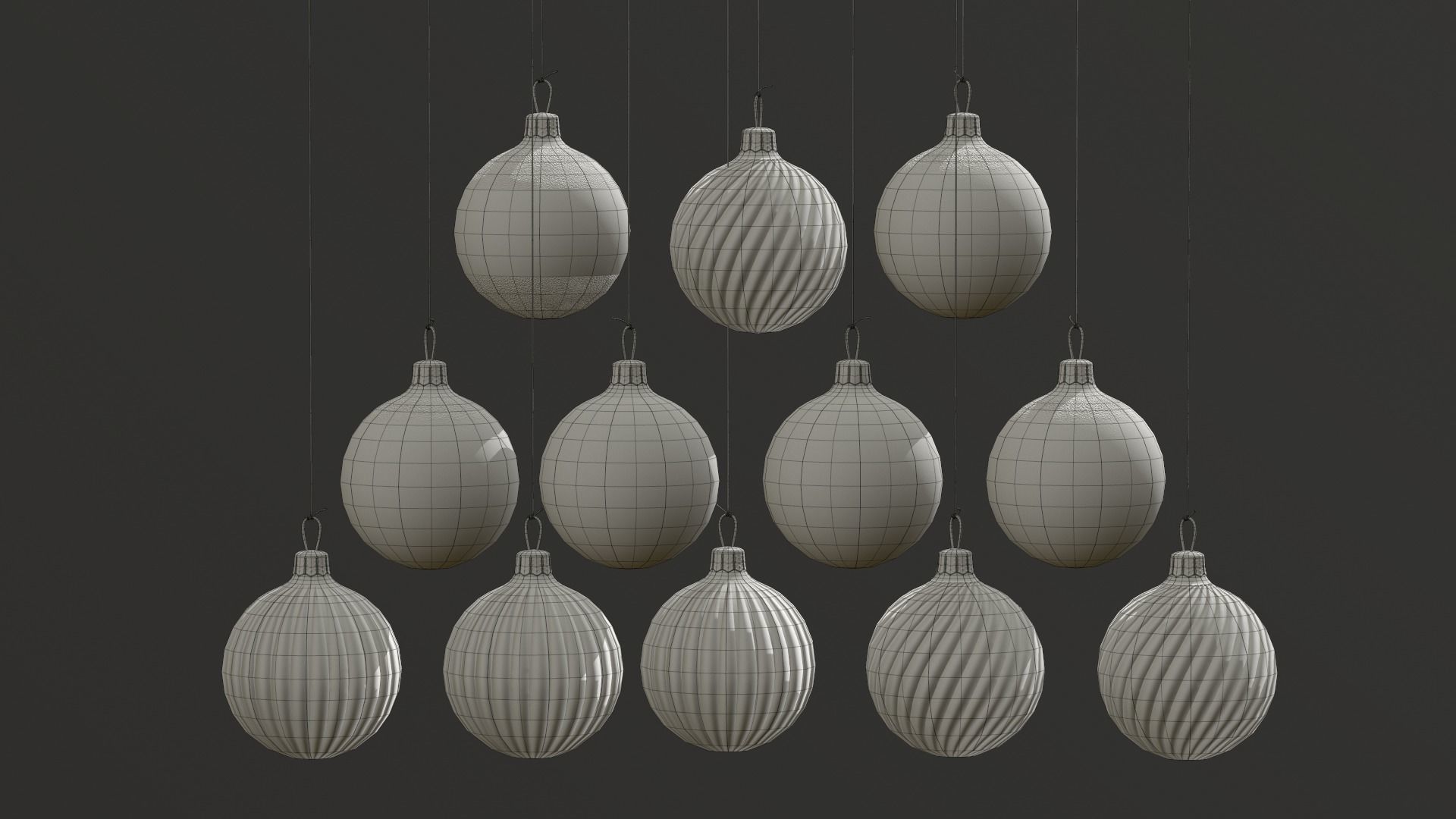 Xmas Decorations Vol 1 Low-poly 3D model_50