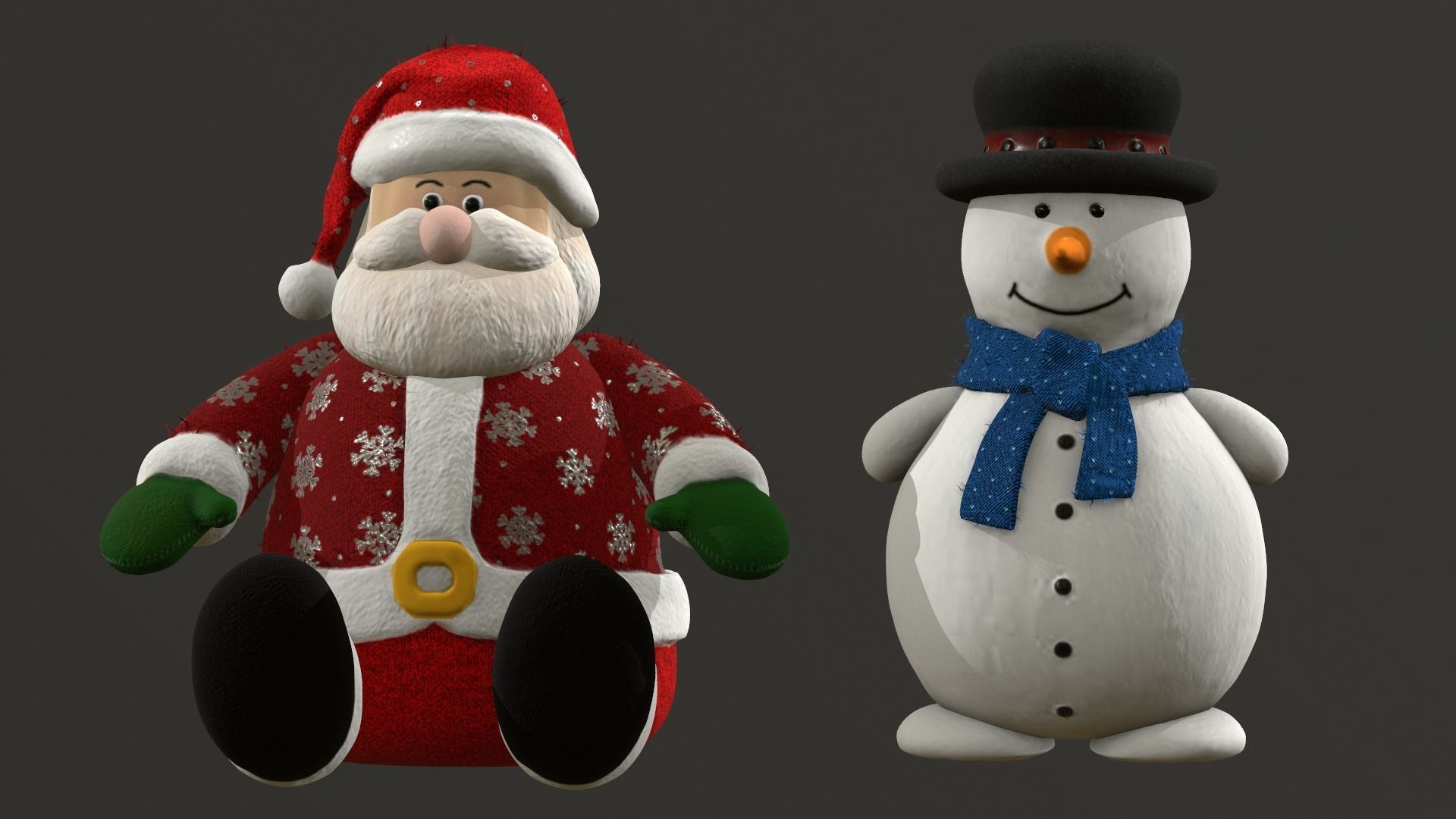 Xmas Decorations Vol 1 Low-poly 3D model_56