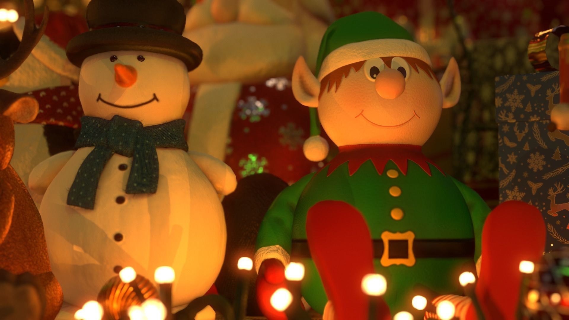 Xmas Decorations Vol 1 Low-poly 3D model_68