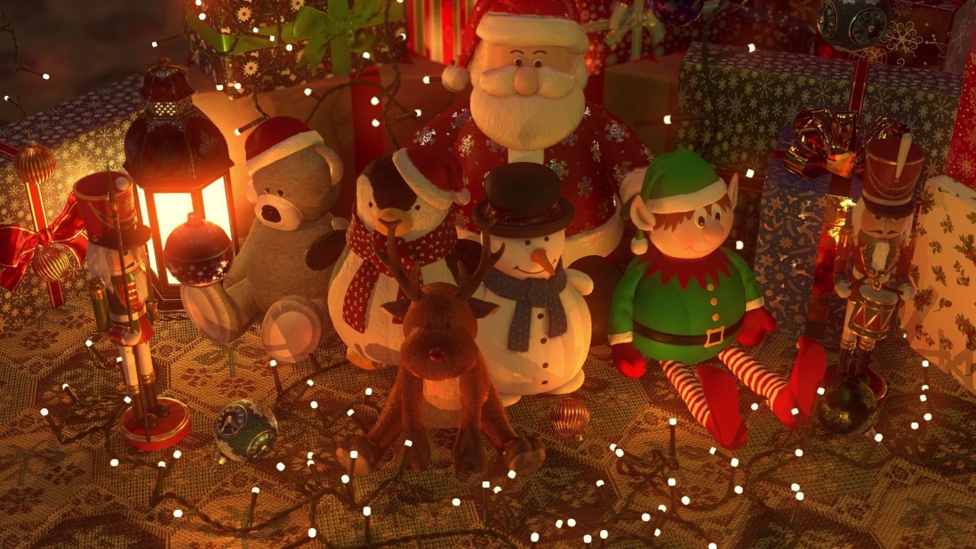 Xmas Decorations Vol 1 Low-poly 3D model_46