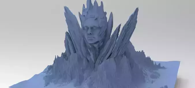 Ancient Athena Mountain 4 3D