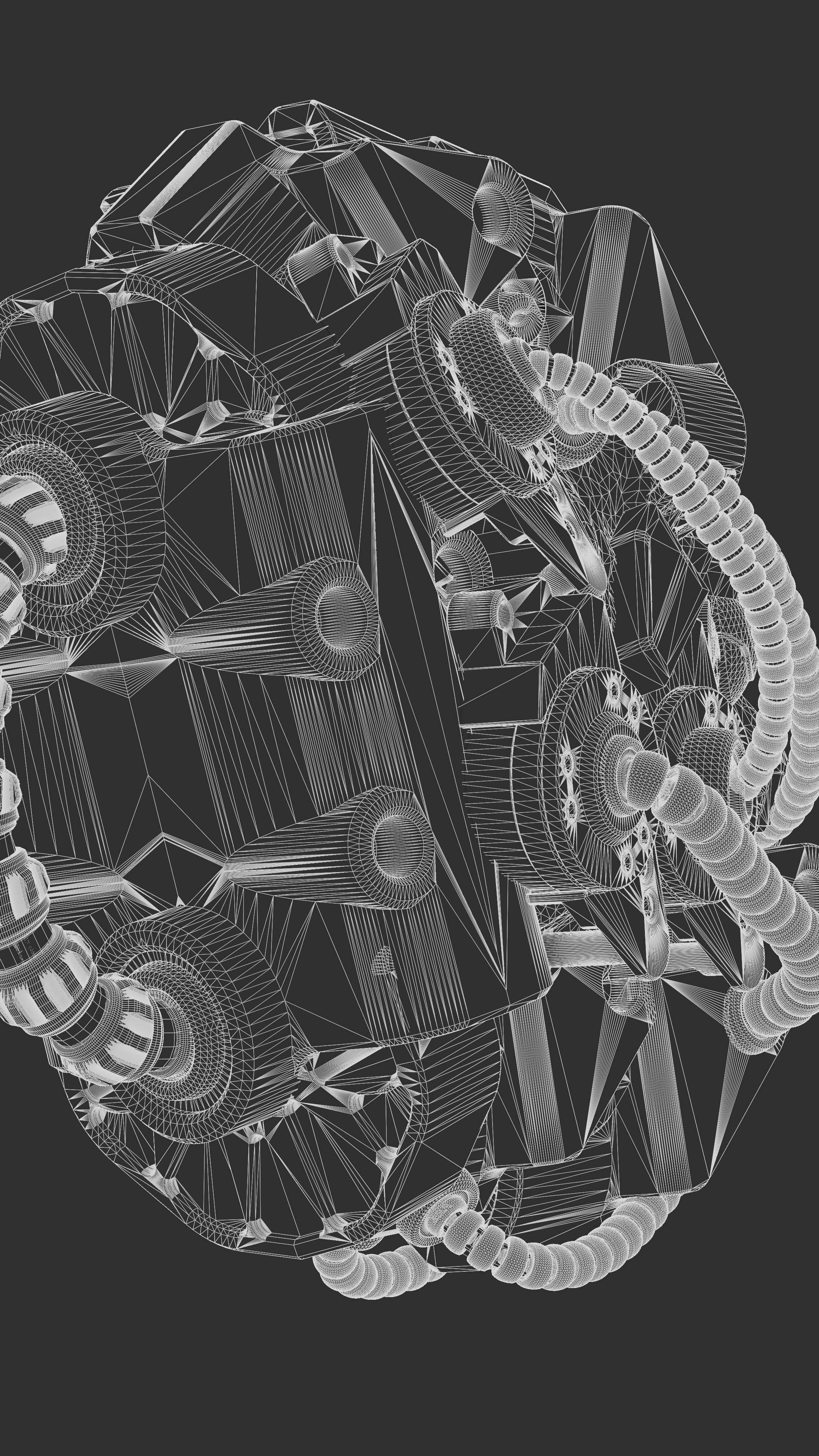 Sci-fi Character Cyborg 004 3D model_24