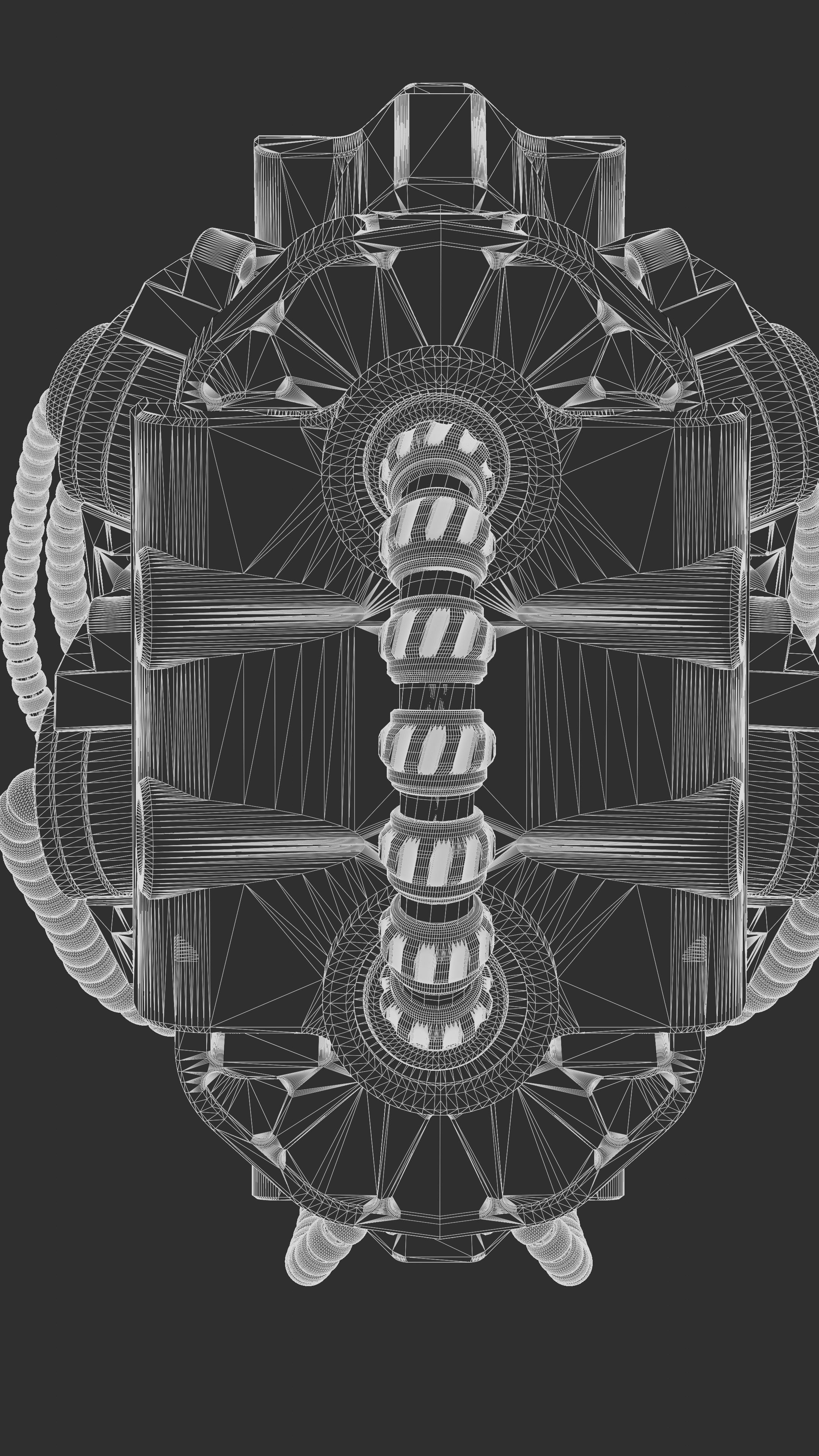 Sci-fi Character Cyborg 004 3D model_23