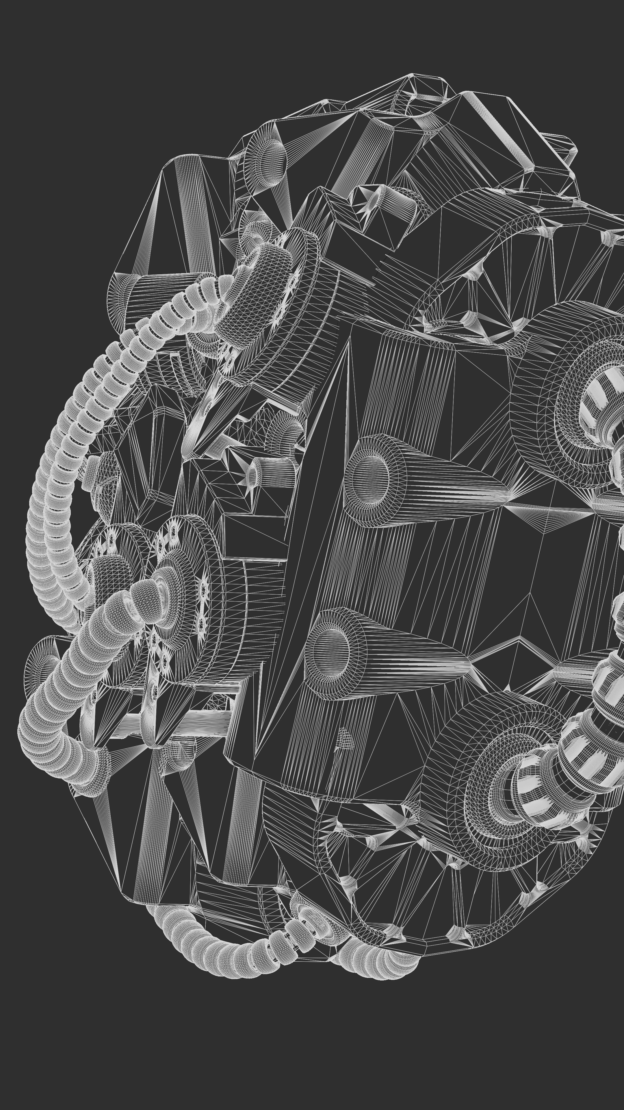 Sci-fi Character Cyborg 004 3D model_22