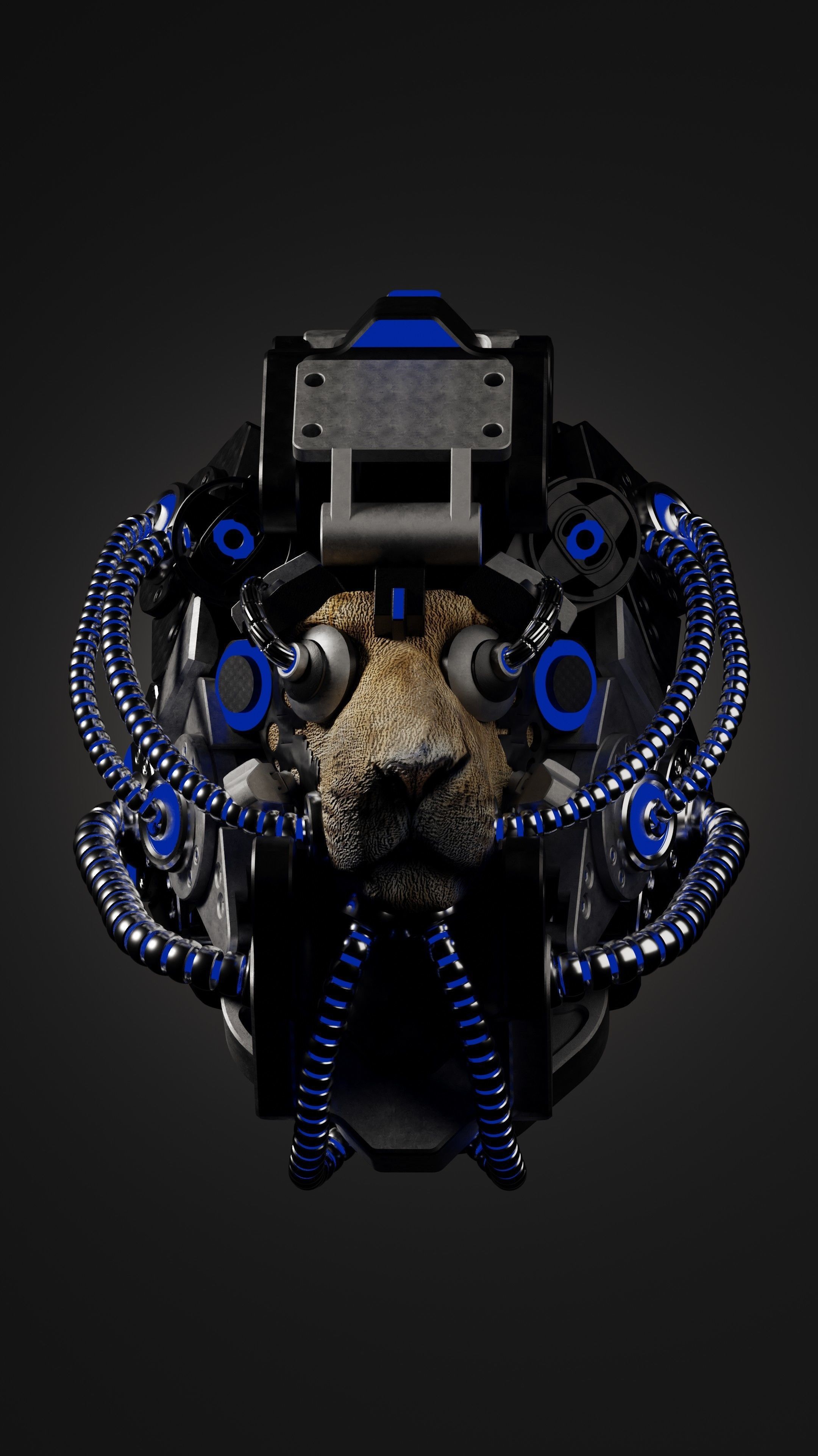 Sci-fi Character Cyborg 004 3D model_15