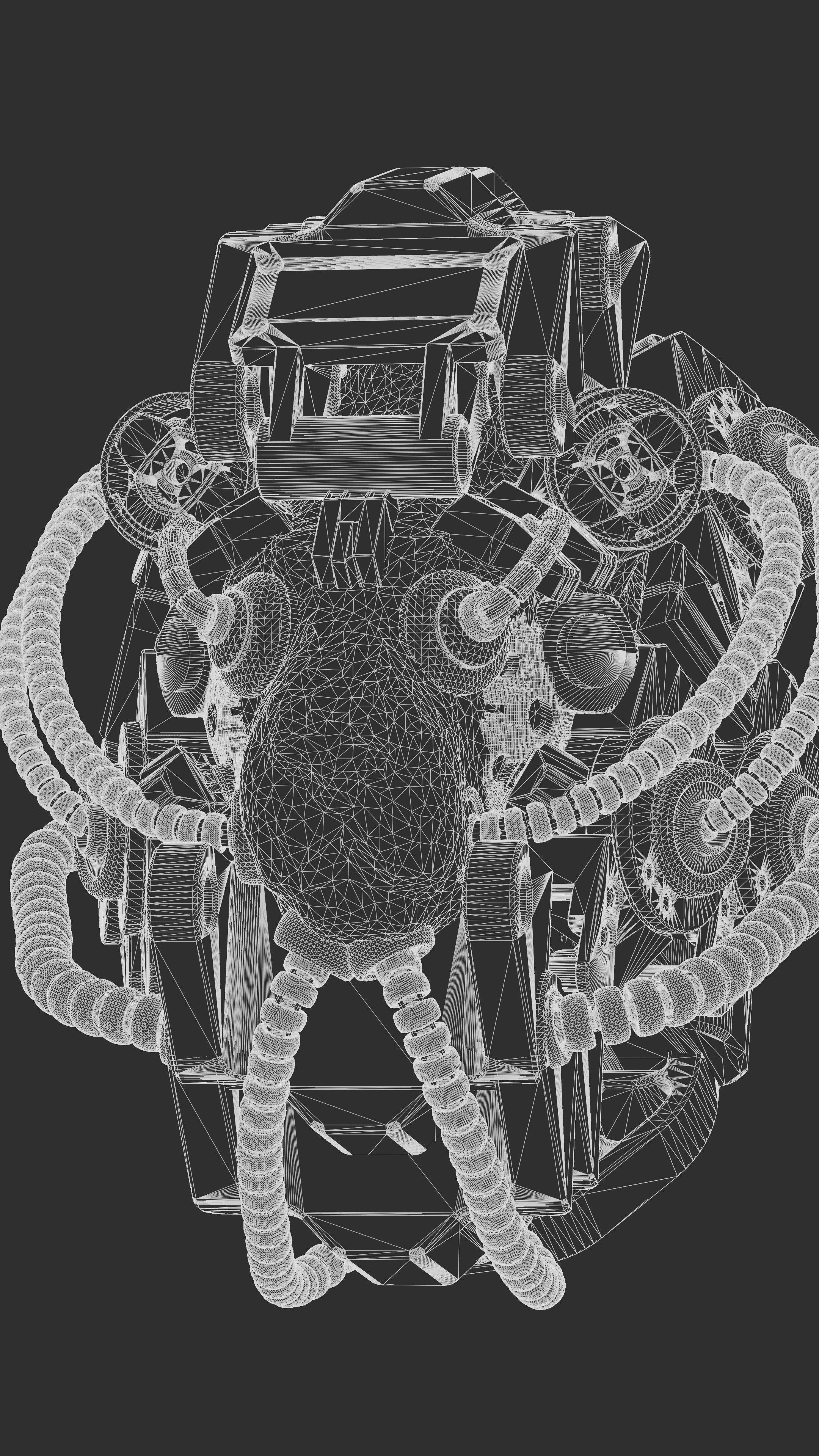 Sci-fi Character Cyborg 004 3D model_19